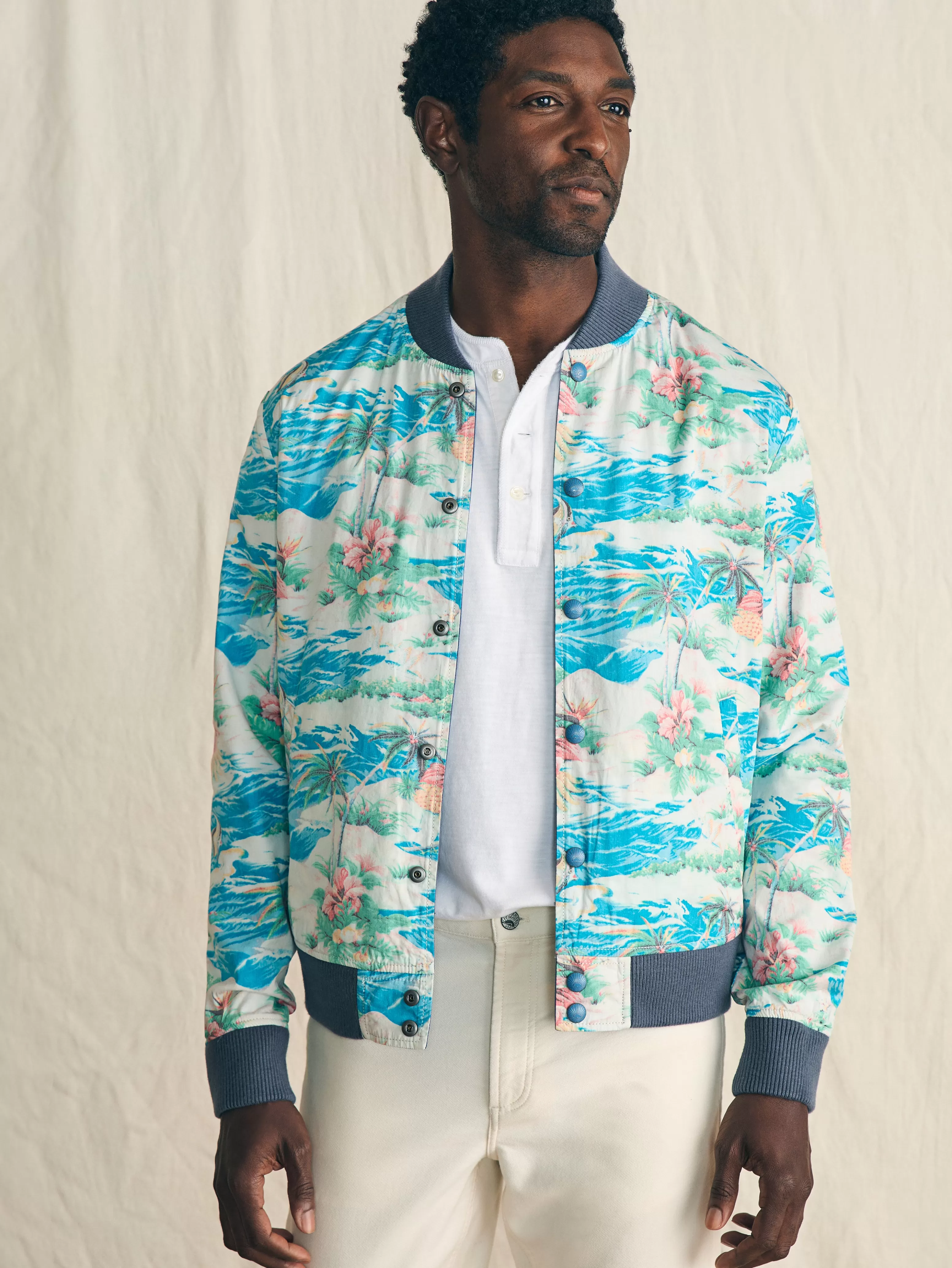 Reversible Surf Shop Jacket - | Faherty Brand Hot