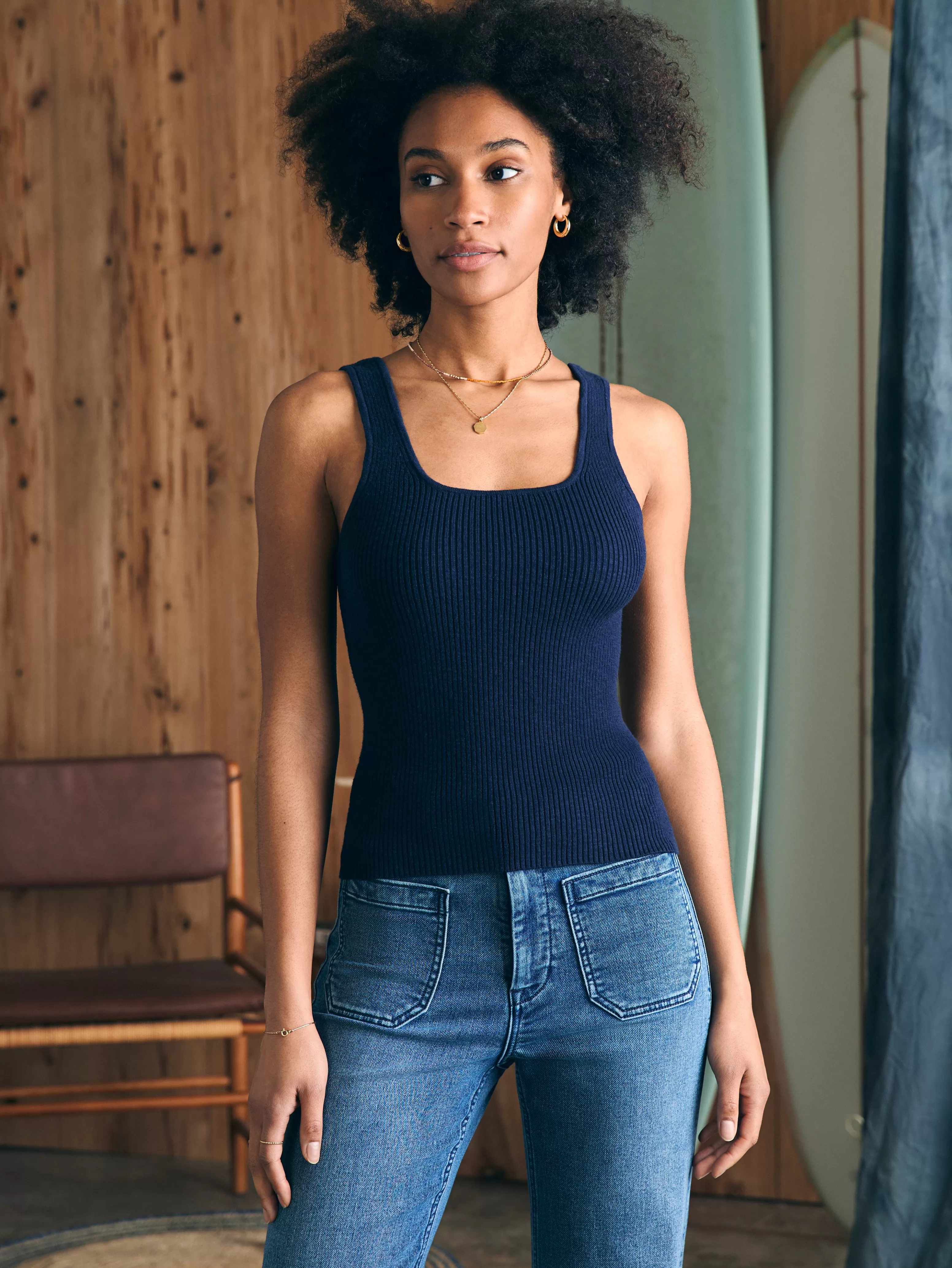 Rue Sweater Tank - | Faherty Brand Best Sale