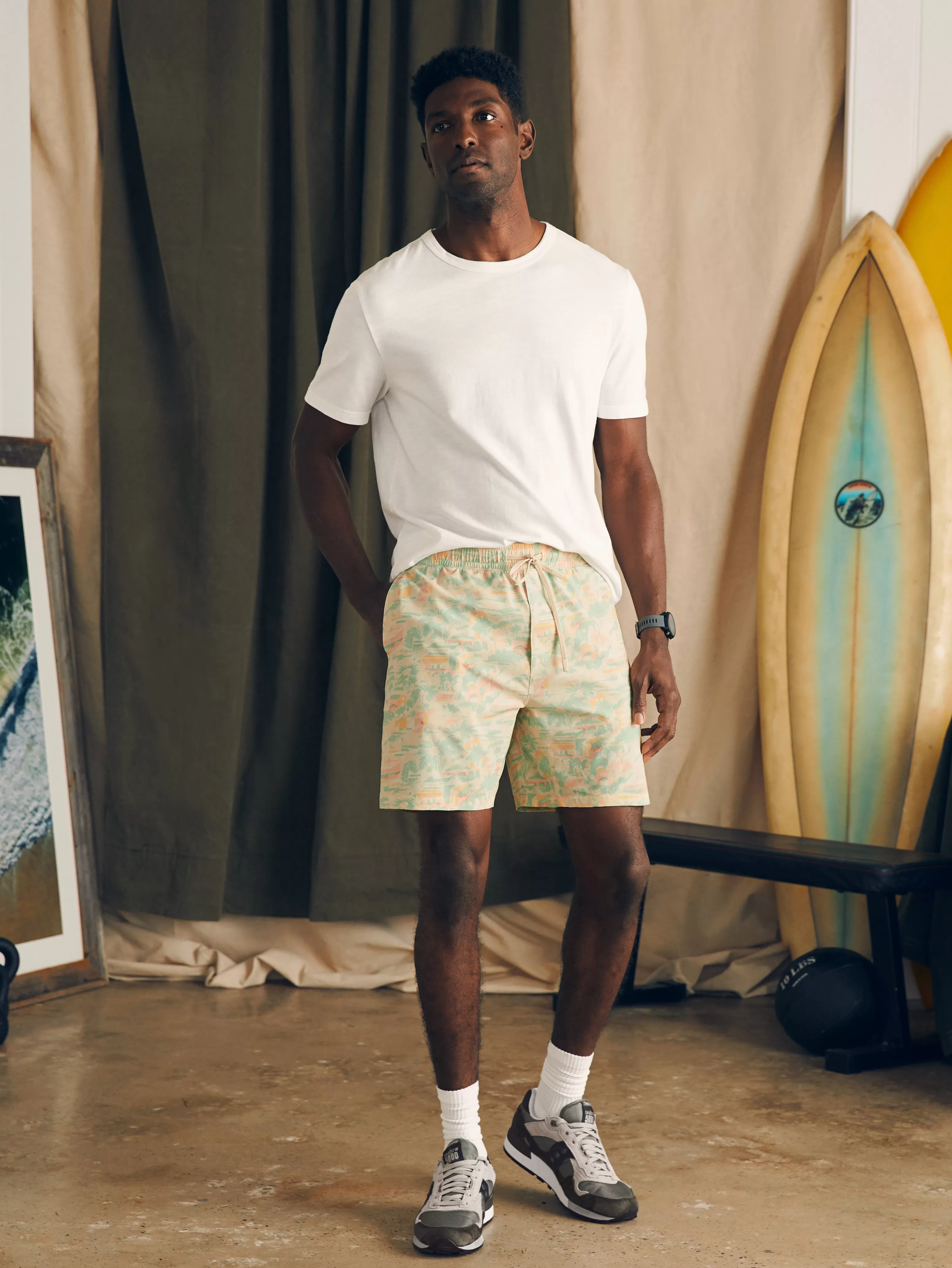 Shorelite Active Swim Short (7" Inseam) - | Faherty Brand Cheap