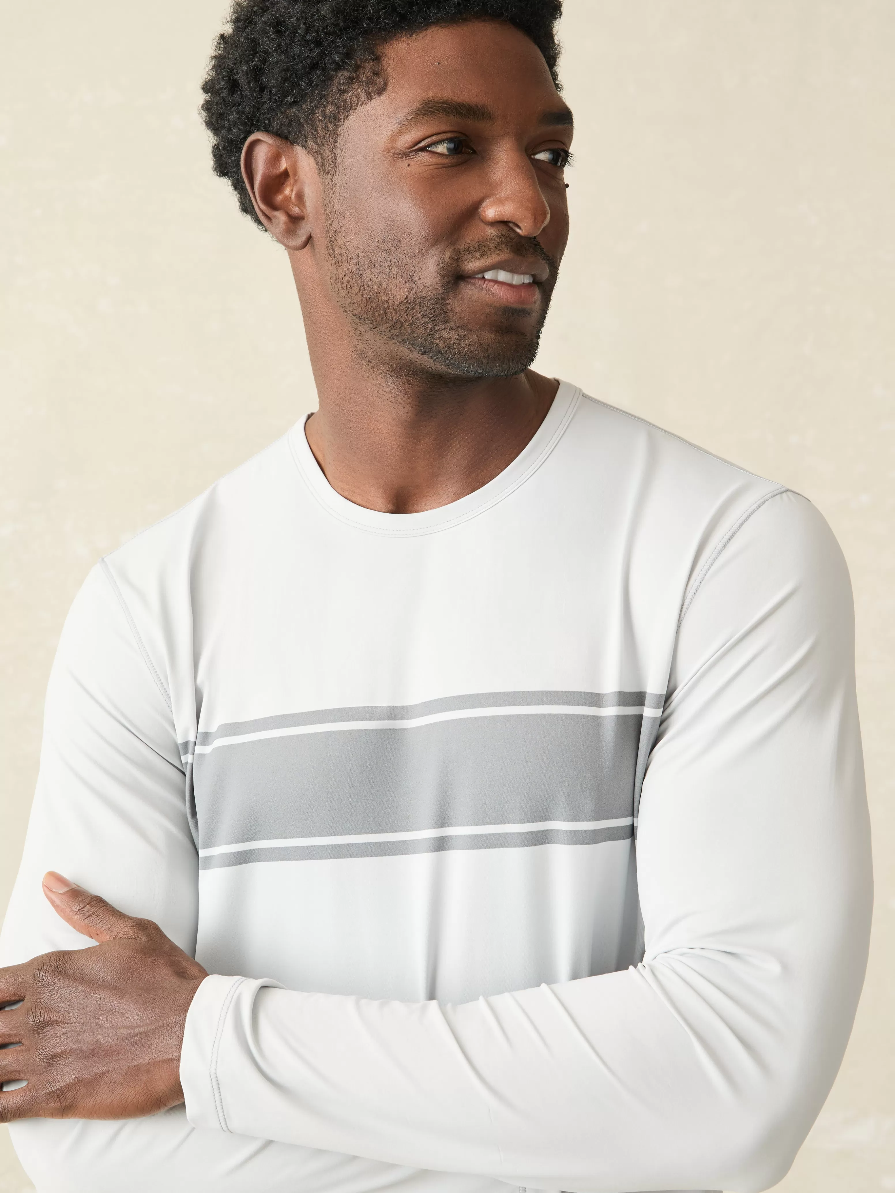 Shorelite Long-Sleeve Tech Tee - | Faherty Brand New