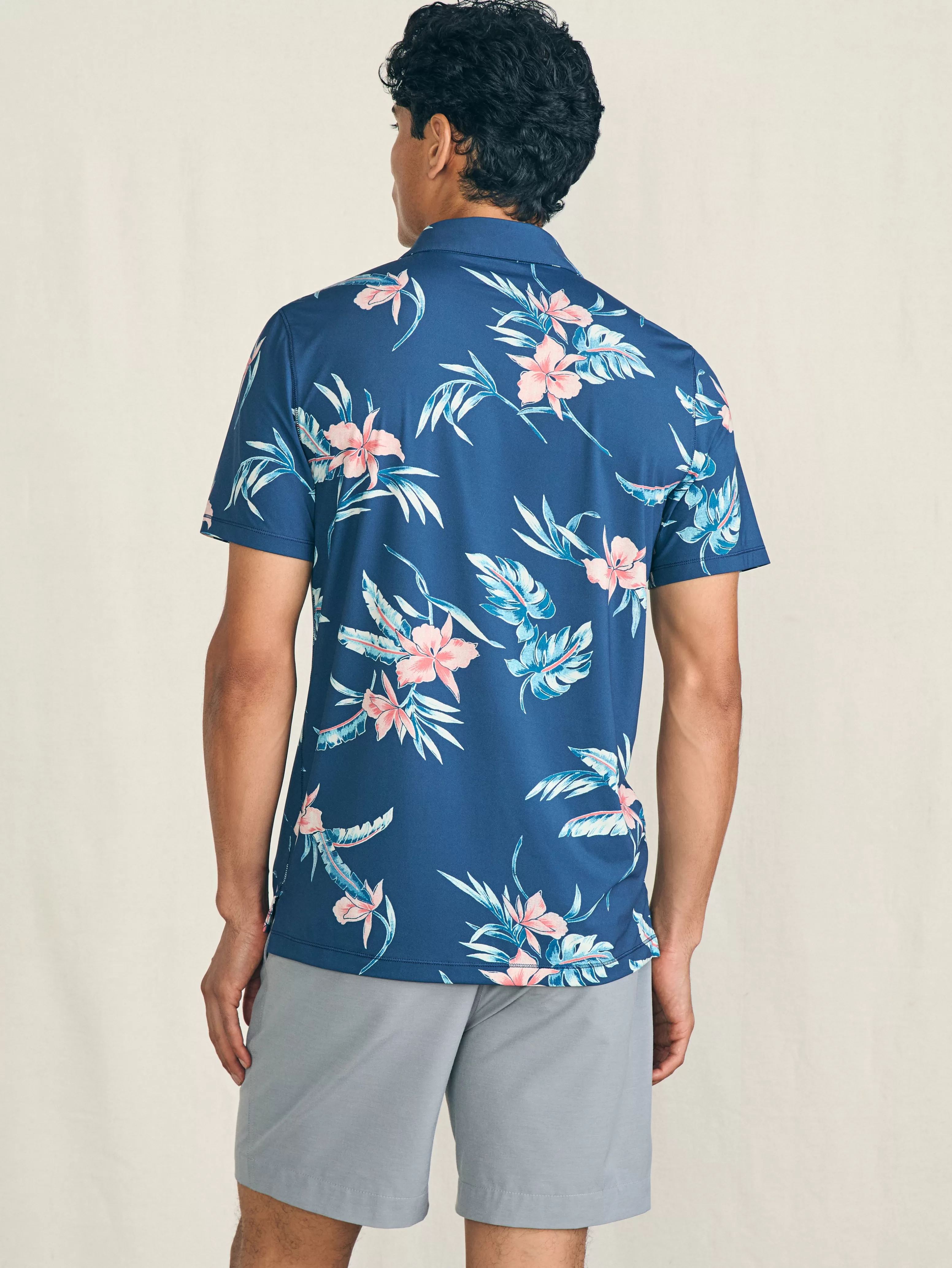 Shorelite Short-Sleeve Tech Polo - | Faherty Brand Shop