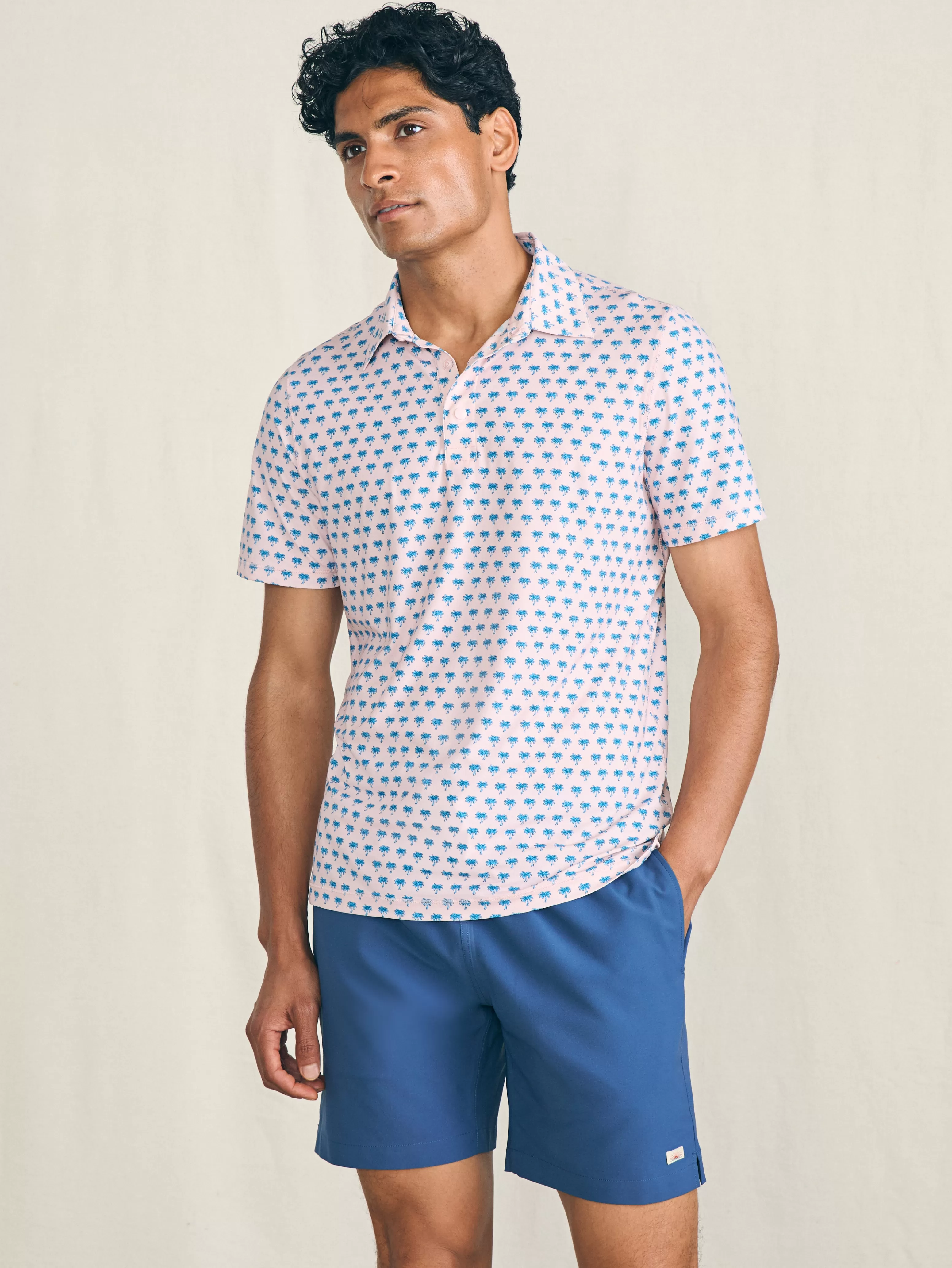 Shorelite Short-Sleeve Tech Polo - | Faherty Brand Flash Sale