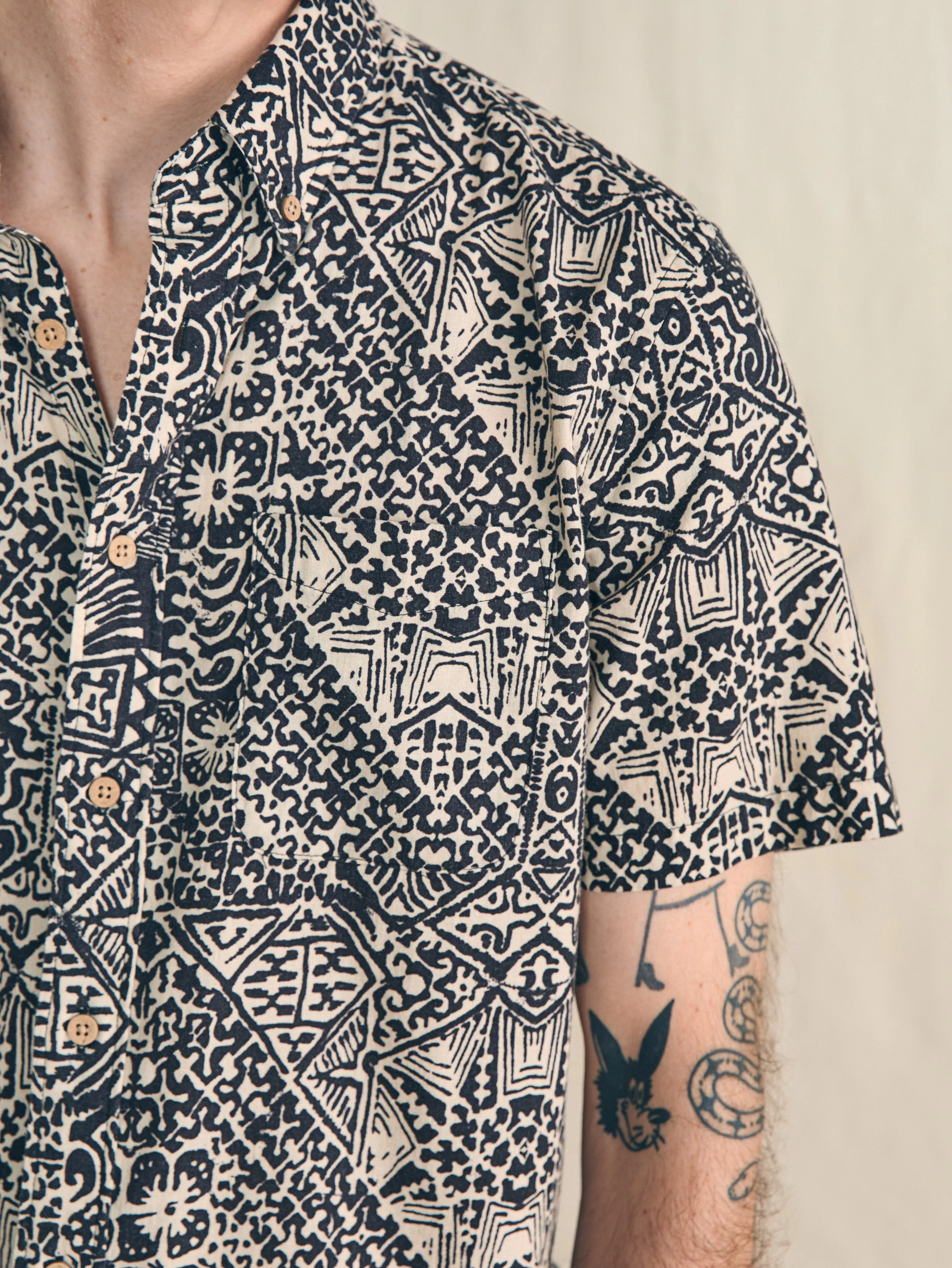 Short-Sleeve Breeze Shirt - | Faherty Brand Best