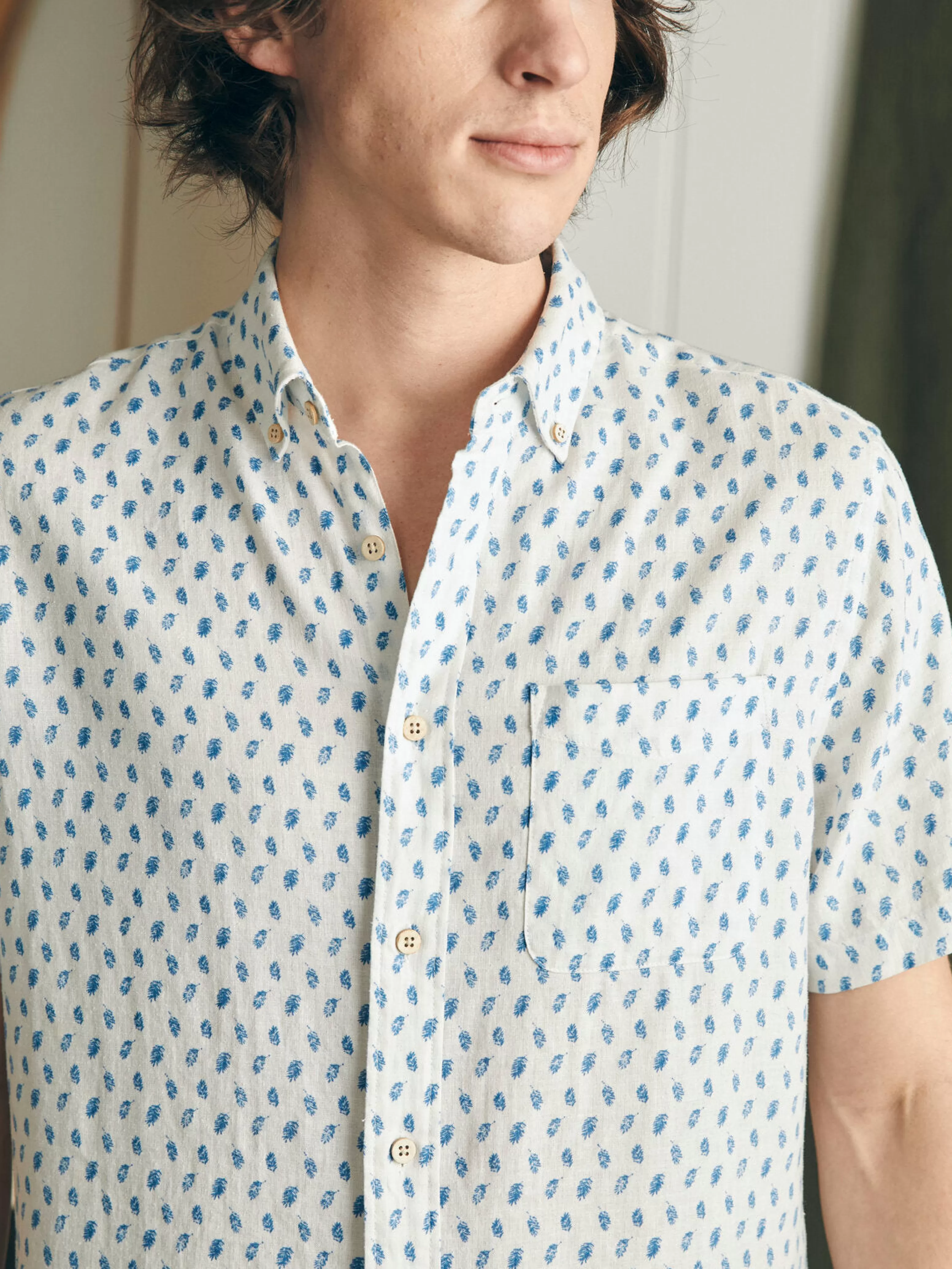 Short-Sleeve Breeze Shirt - | Faherty Brand Sale