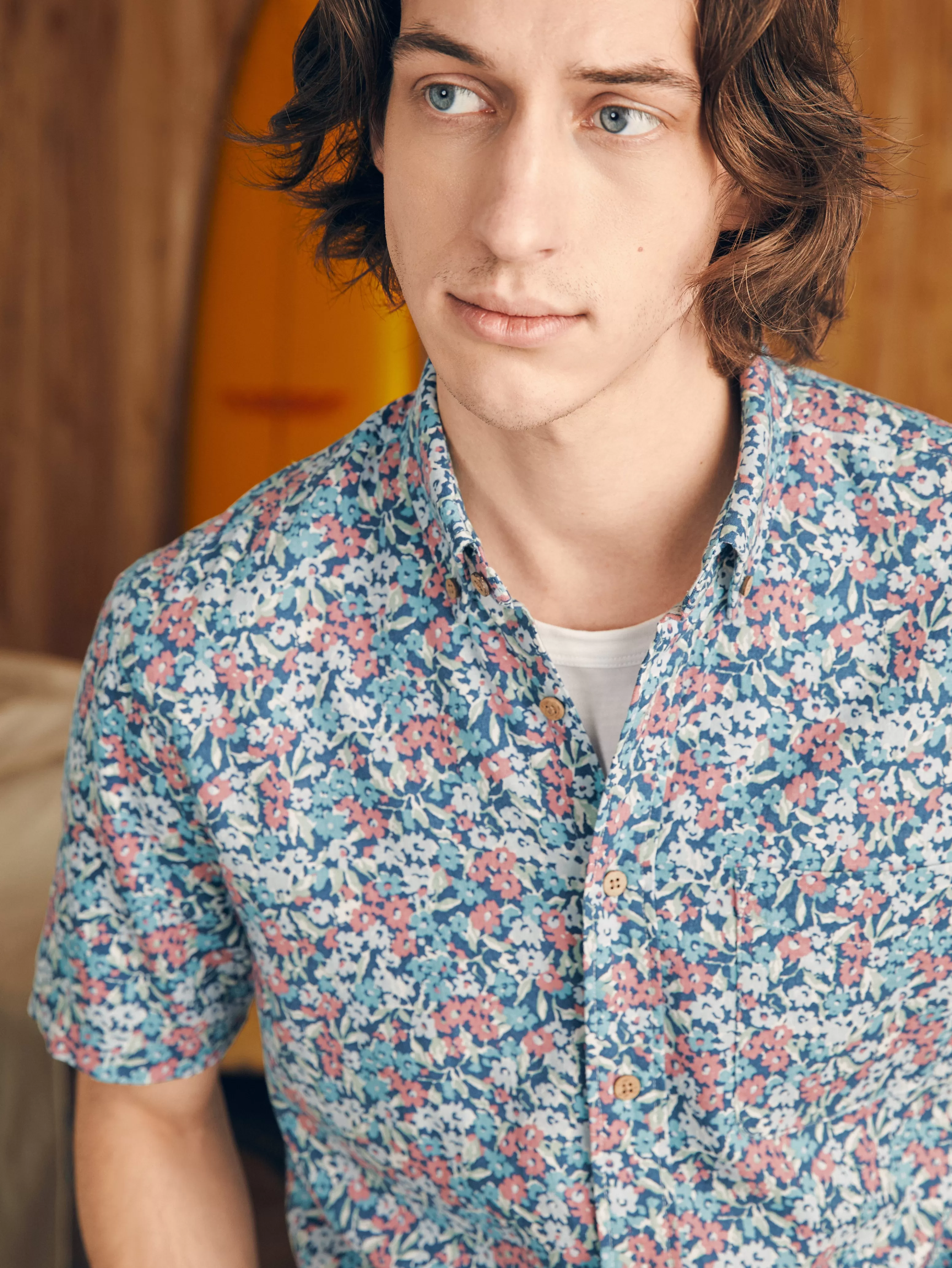 Short-Sleeve Breeze Shirt - | Faherty Brand Discount