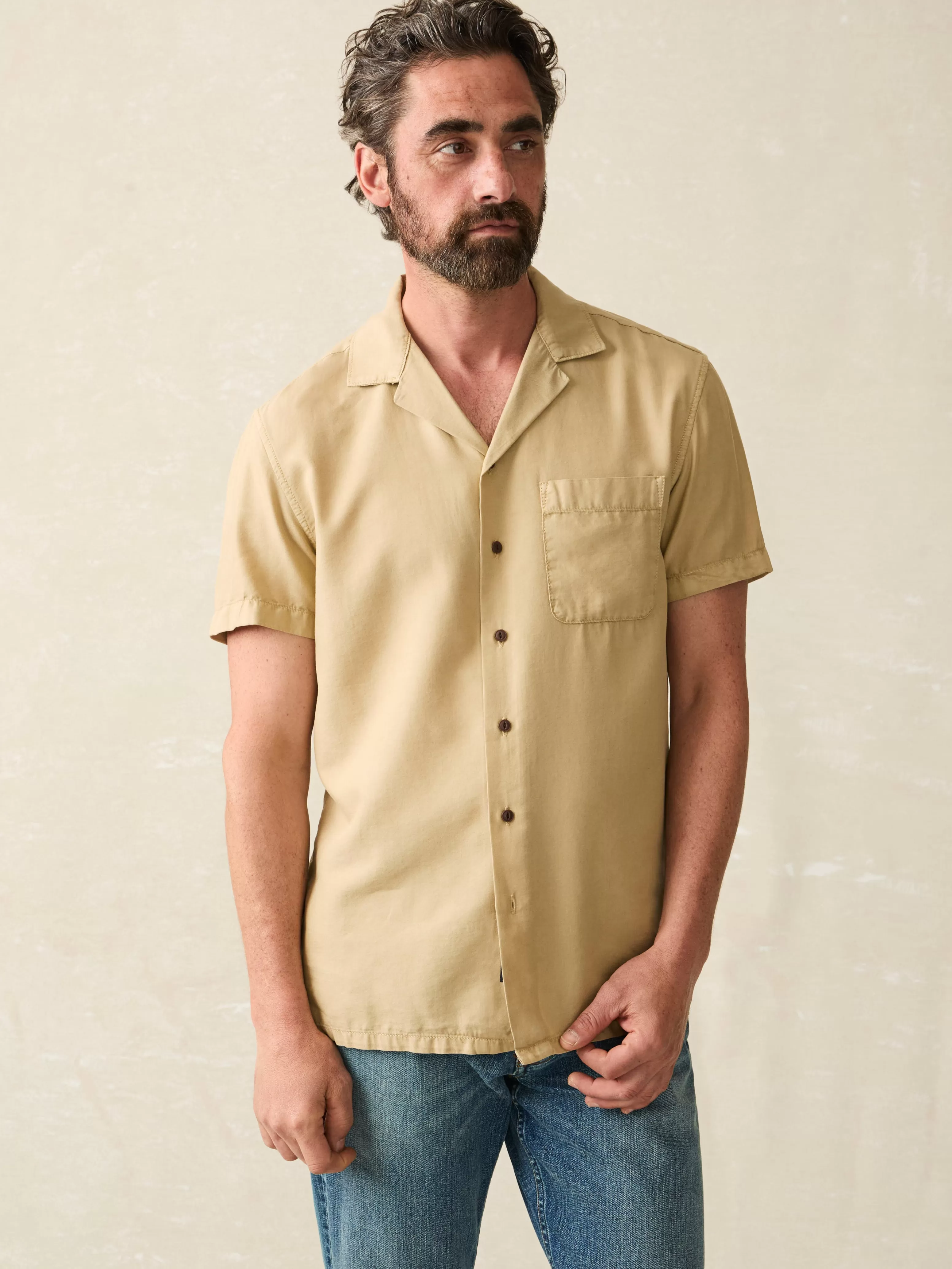 Short-Sleeve Getaway Camp Shirt - | Faherty Brand Sale