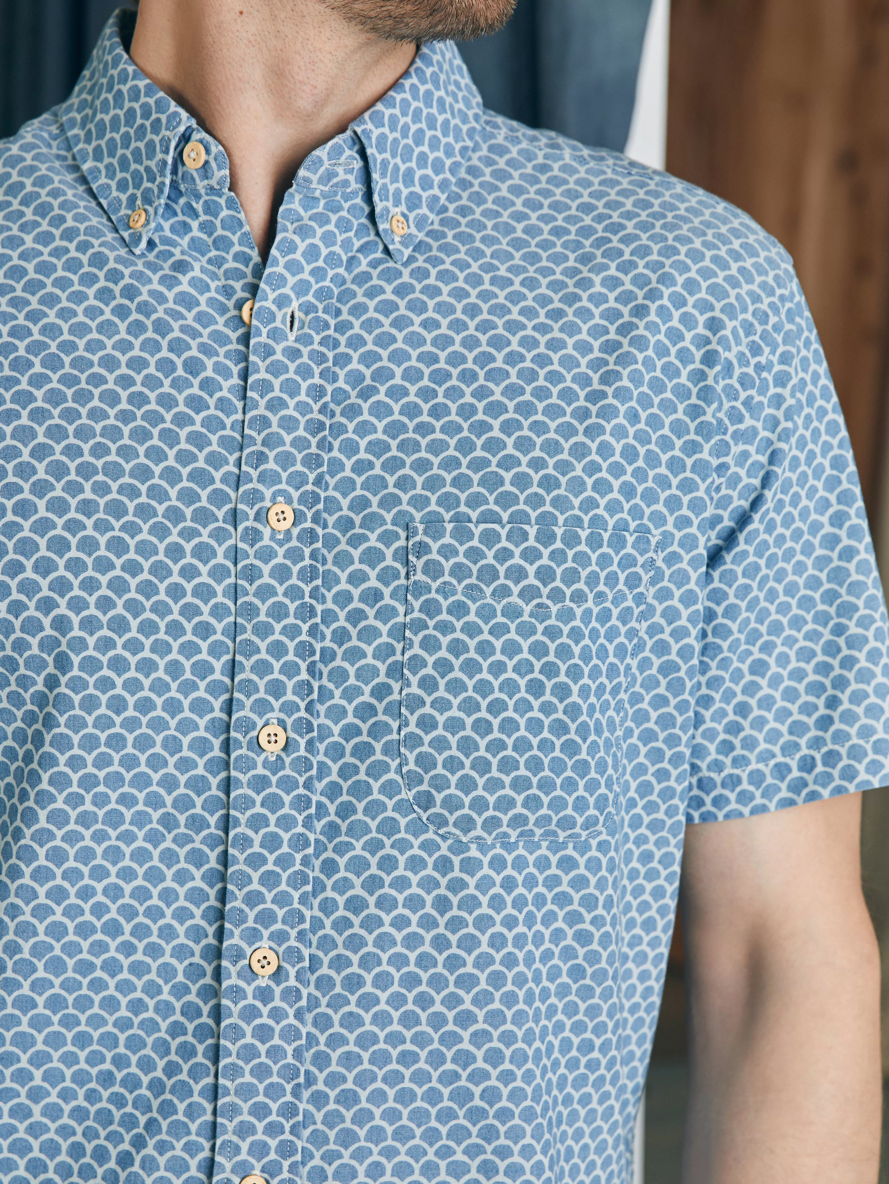 Short-Sleeve Stretch Playa Shirt - | Faherty Brand Cheap