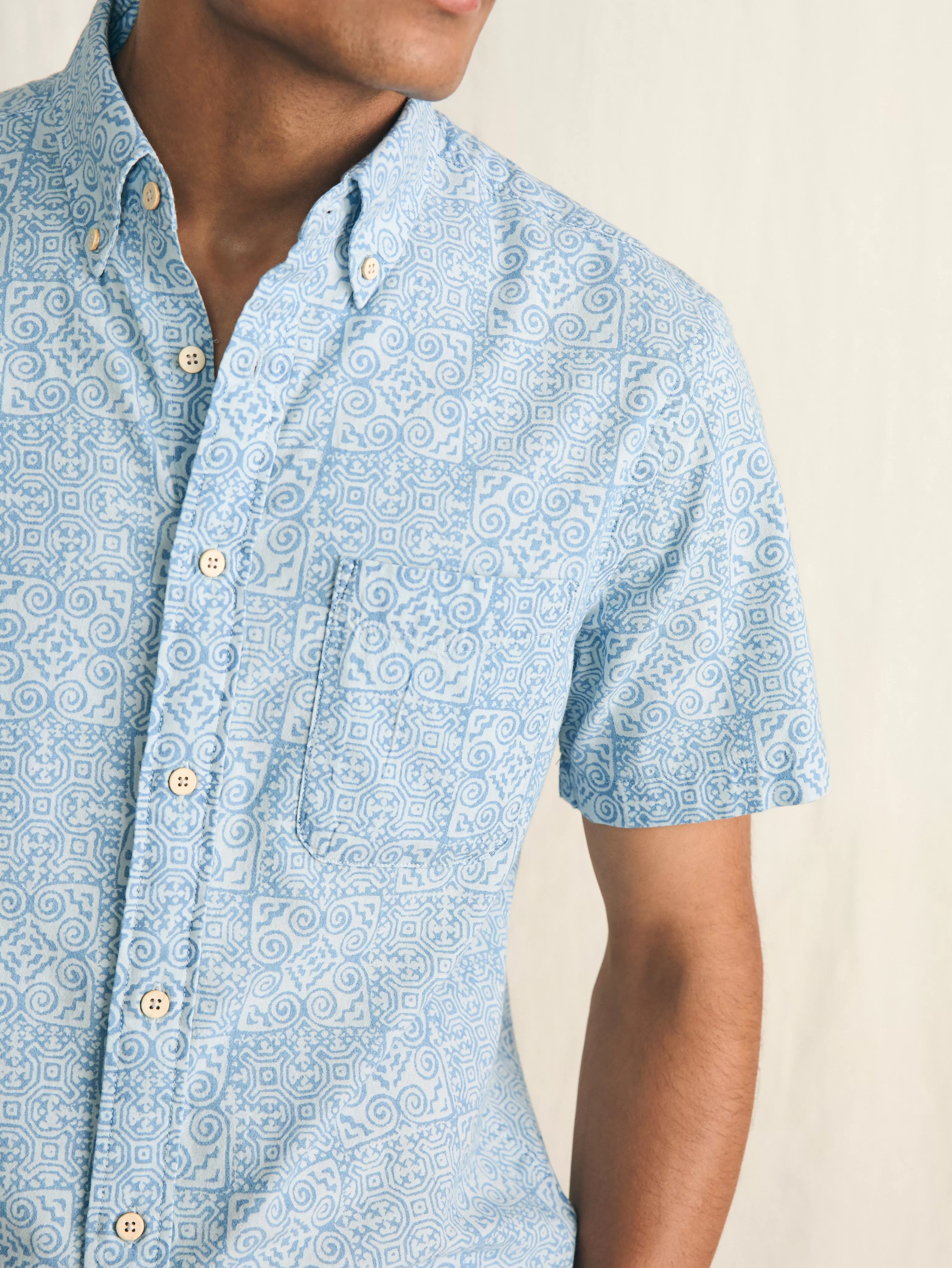 Short-Sleeve Stretch Playa Shirt - | Faherty Brand Cheap