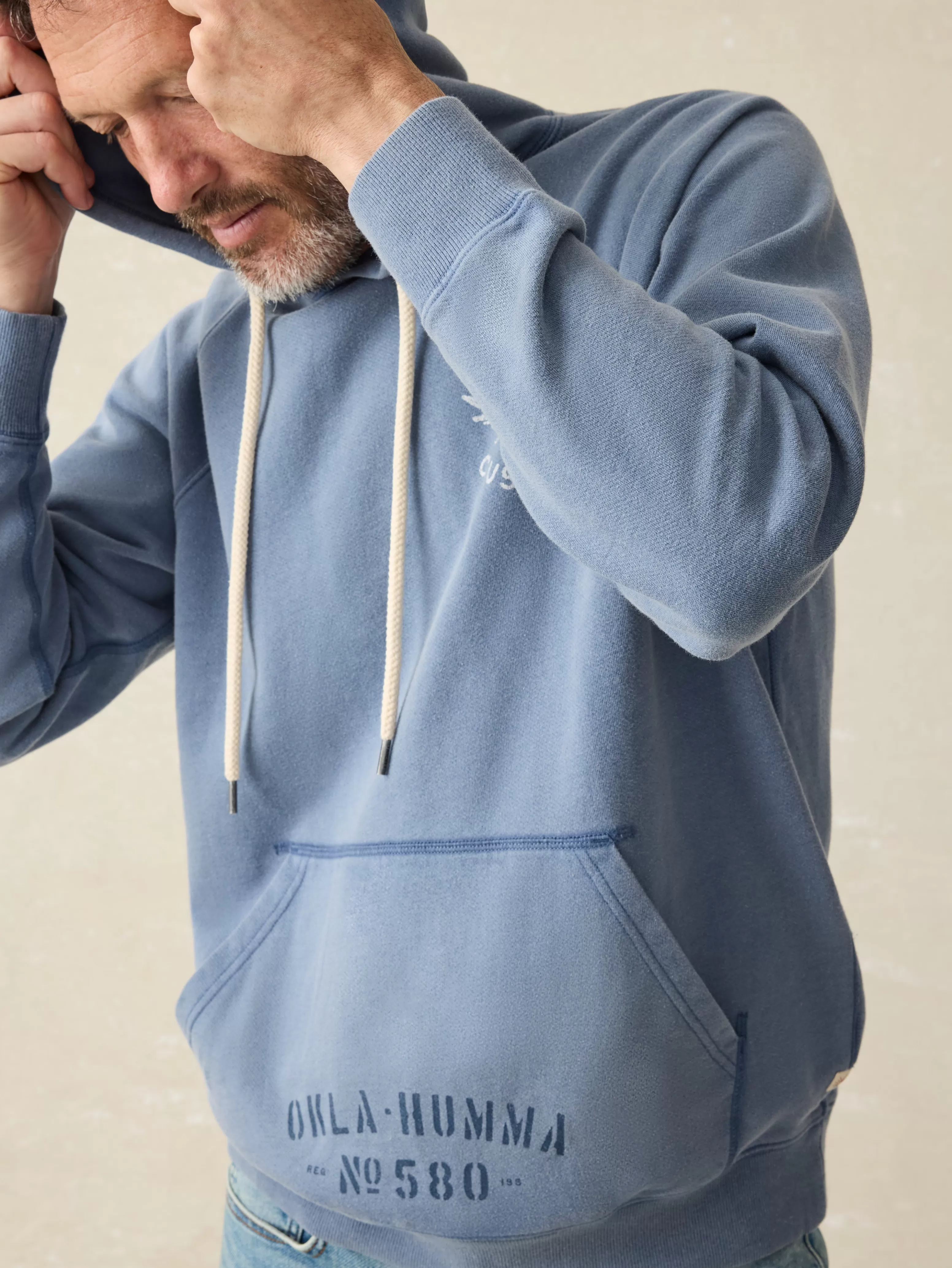 Steven Paul Judd Fleece Hoodie - | Faherty Brand Sale