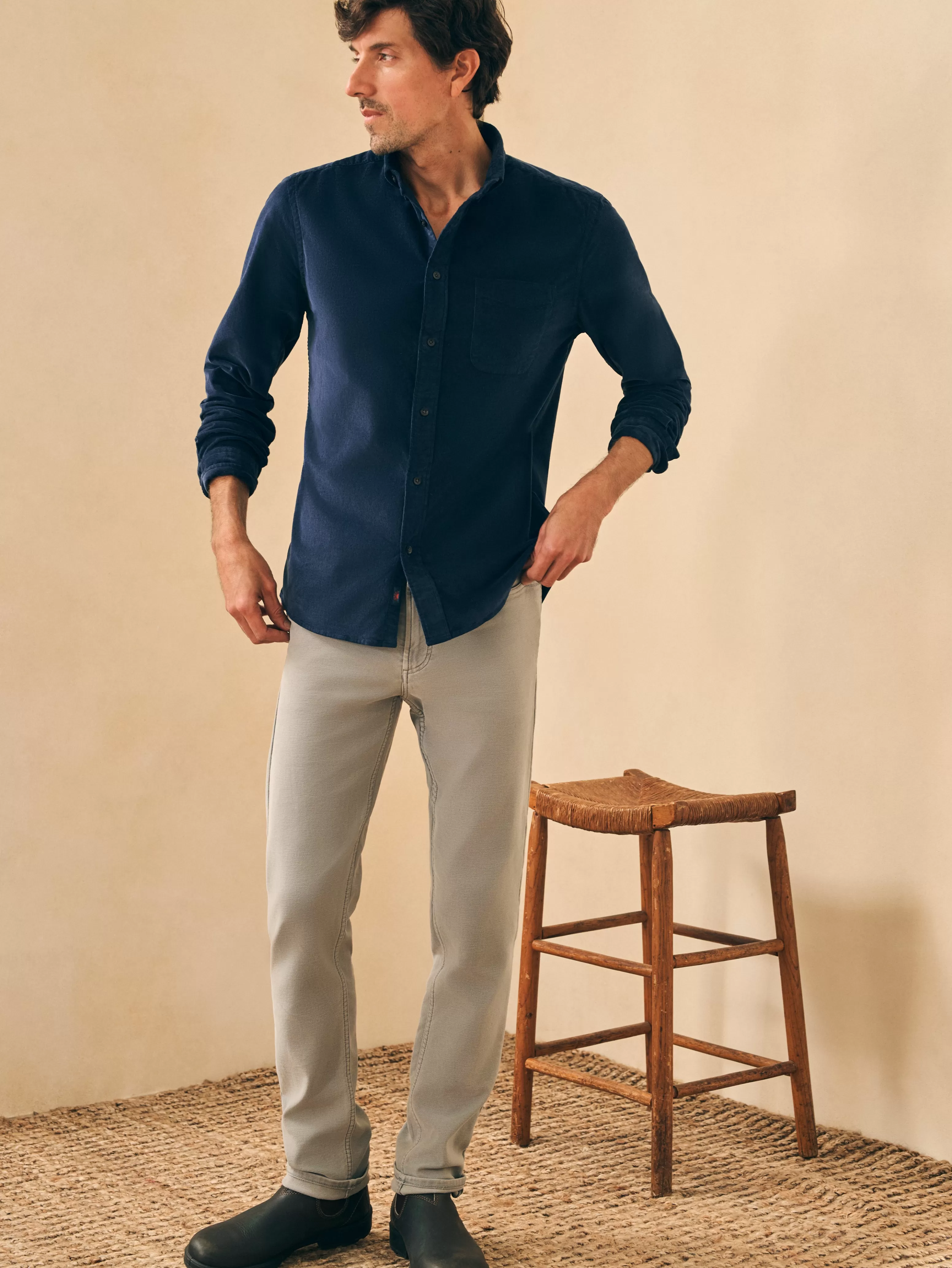 Stretch Corduroy Shirt - | Faherty Brand Flash Sale