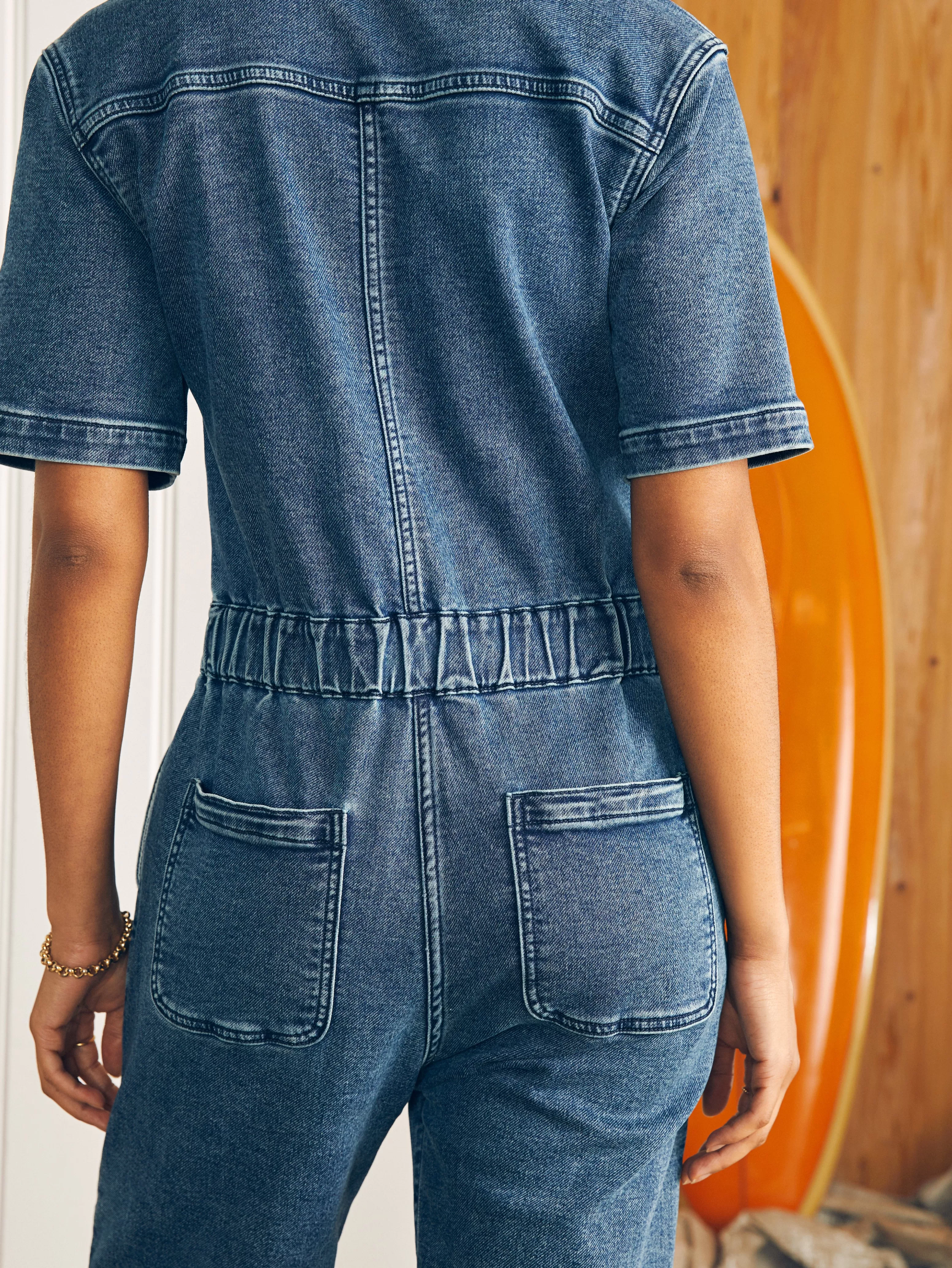 Stretch Terry Blythe Jumpsuit - | Faherty Brand Best Sale