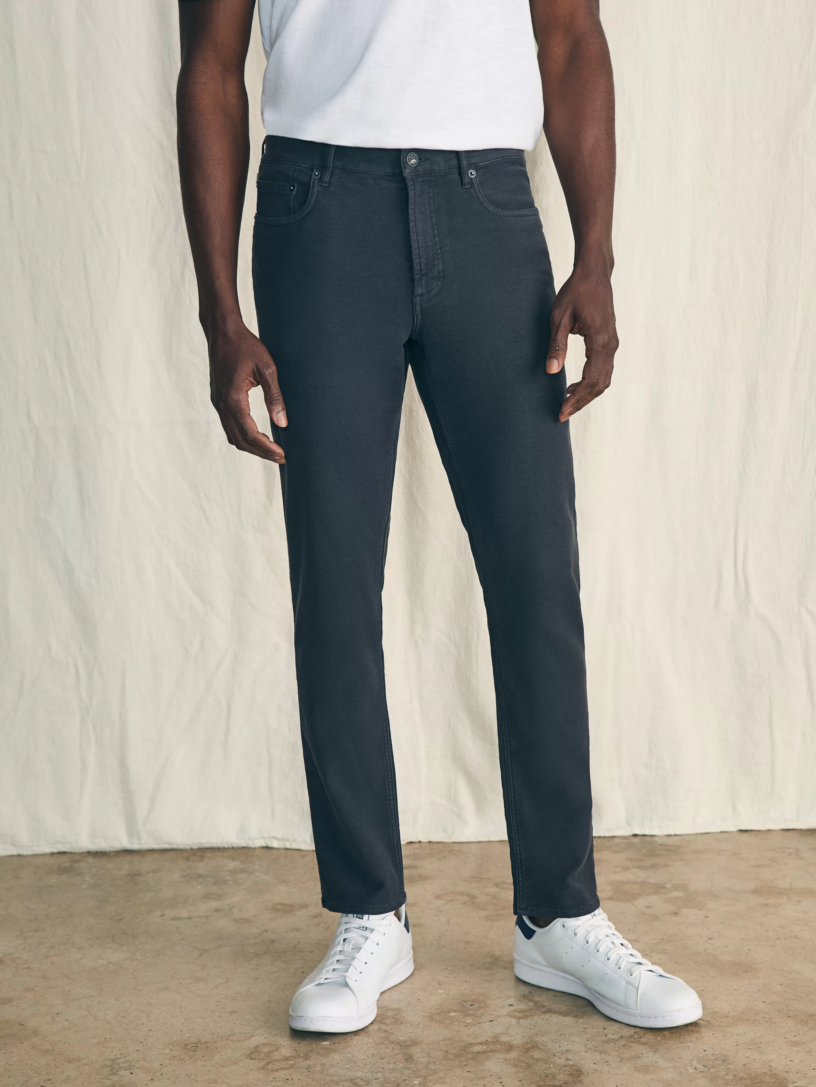 Stretch Terry 5-Pocket Pant - | Faherty Brand Store