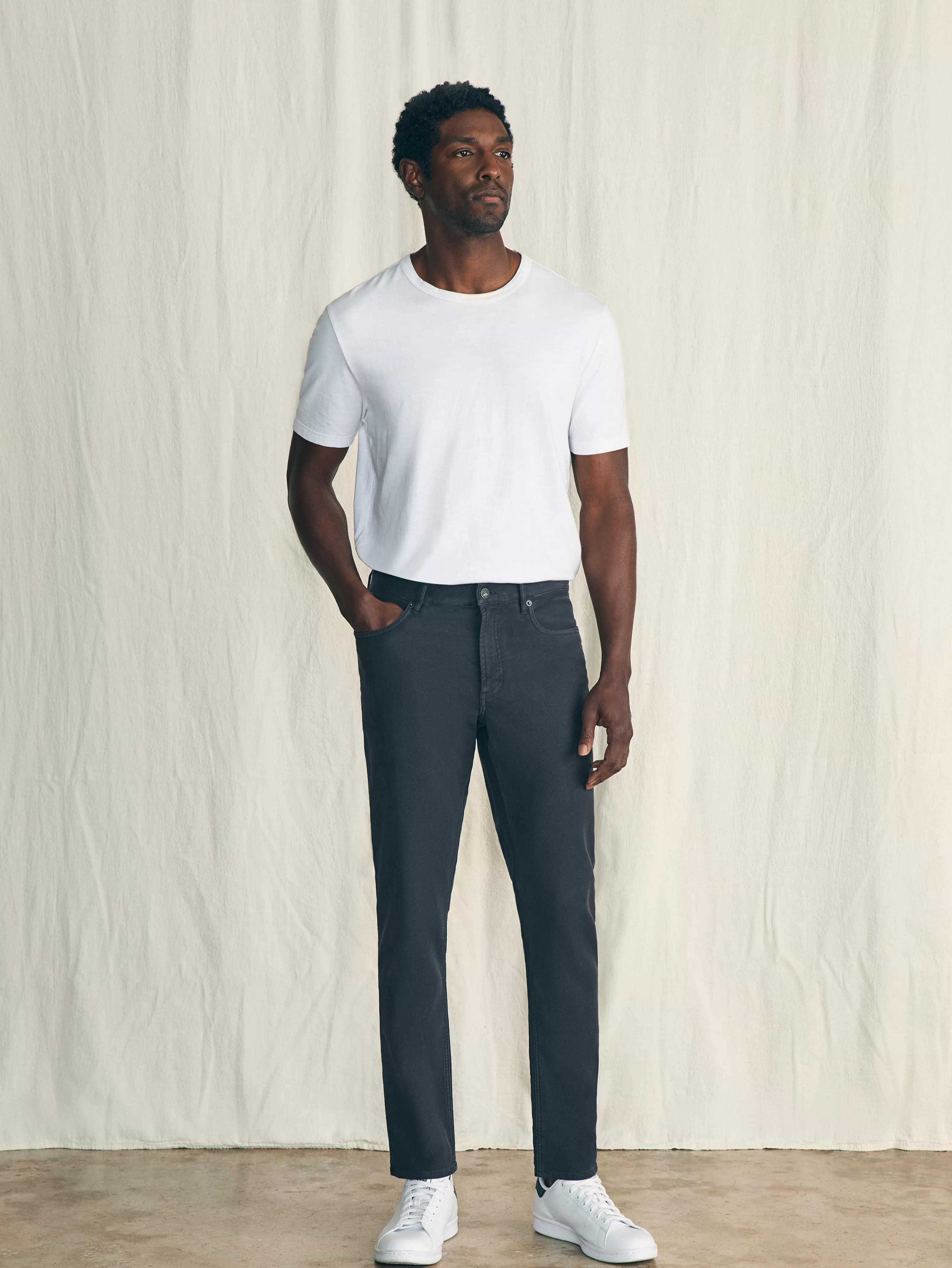 Stretch Terry 5-Pocket Pant - | Faherty Brand Store