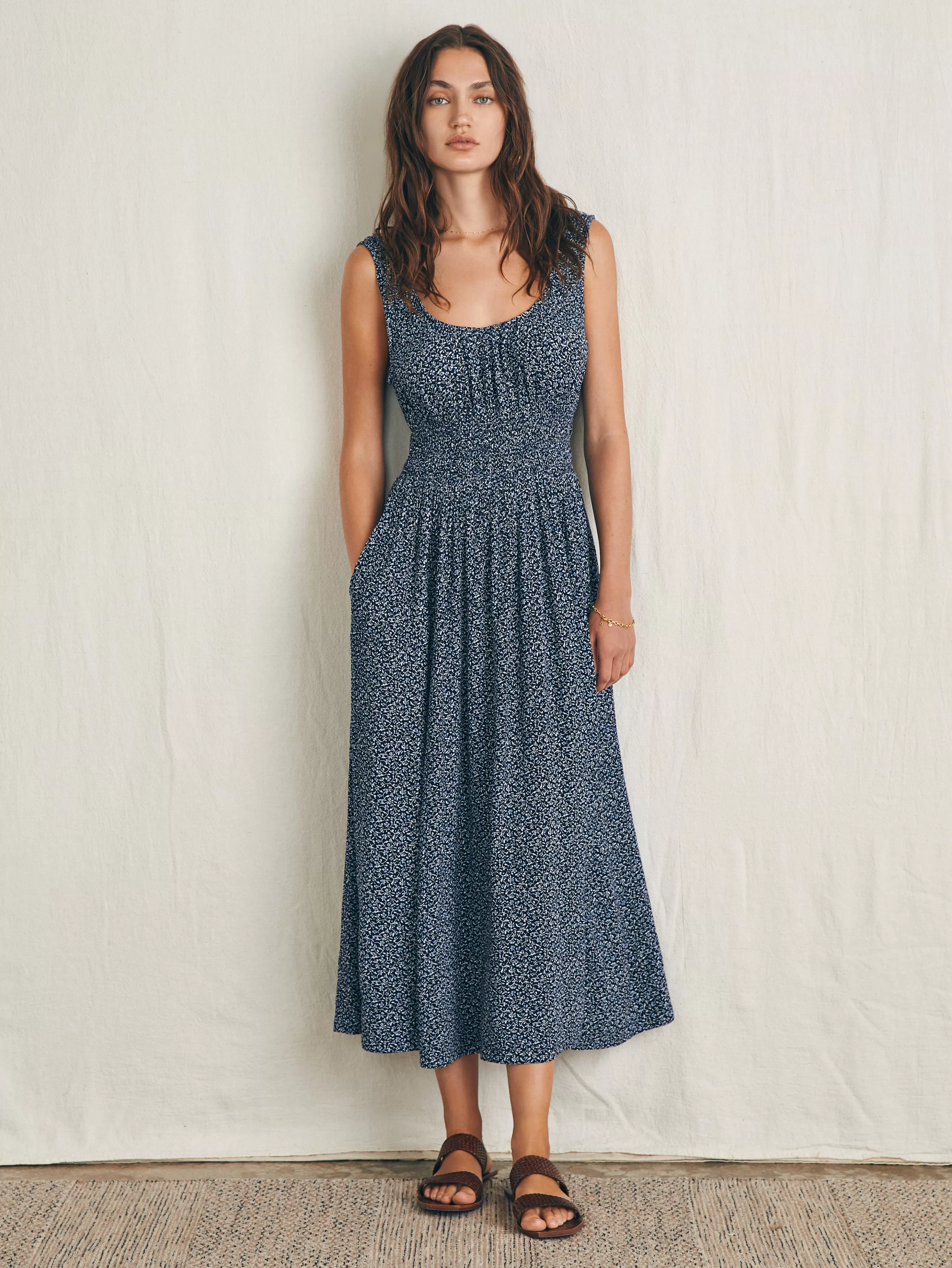 Sunseeker Midi Dress - | Faherty Brand Best