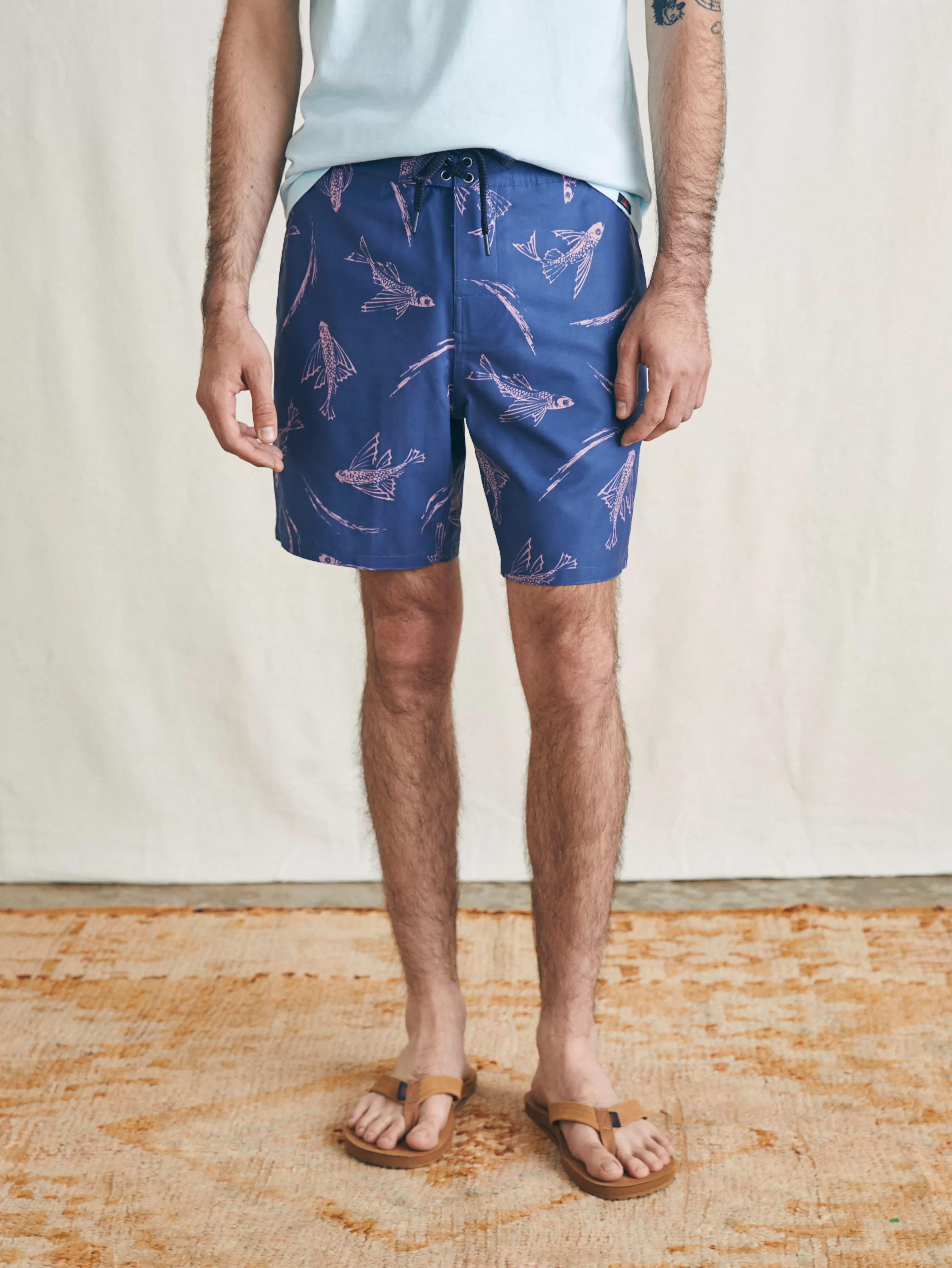 Sunwashed Boardshort - | Faherty Brand New