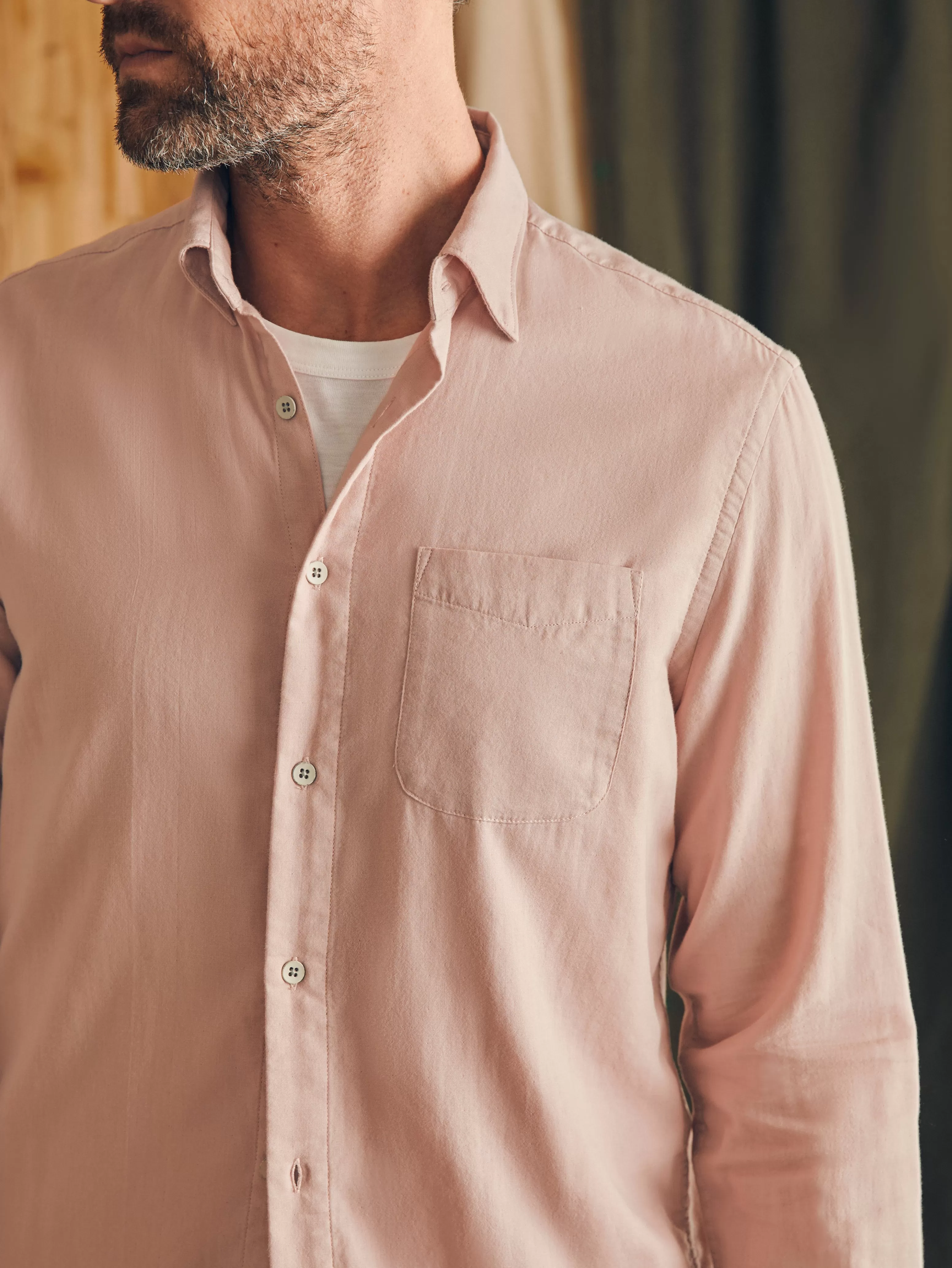 Sunwashed Chambray Shirt - | Faherty Brand Hot