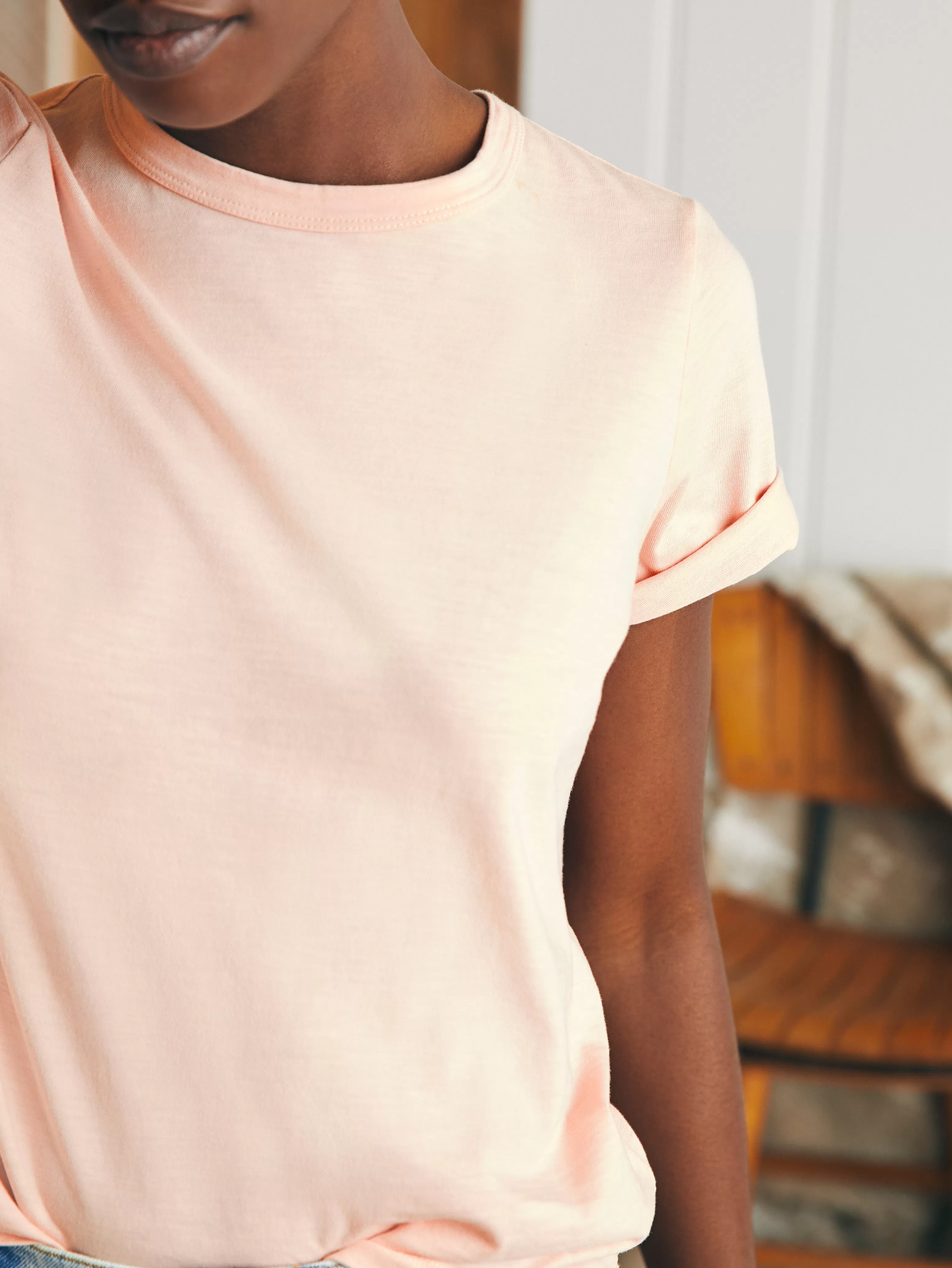 Sunwashed Crew Tee - | Faherty Brand Store