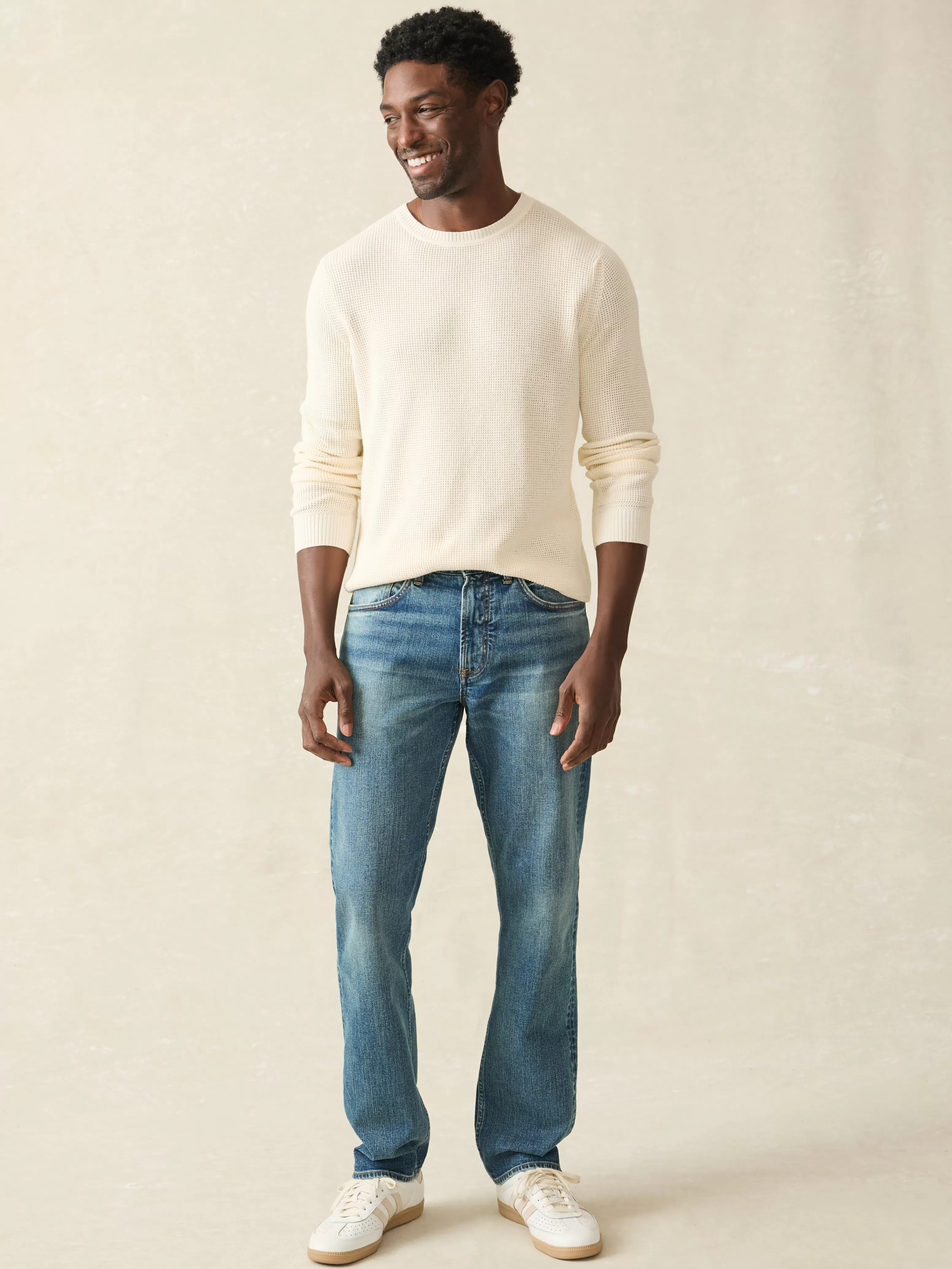 Sunwashed Crewneck Sweater - | Faherty Brand Shop