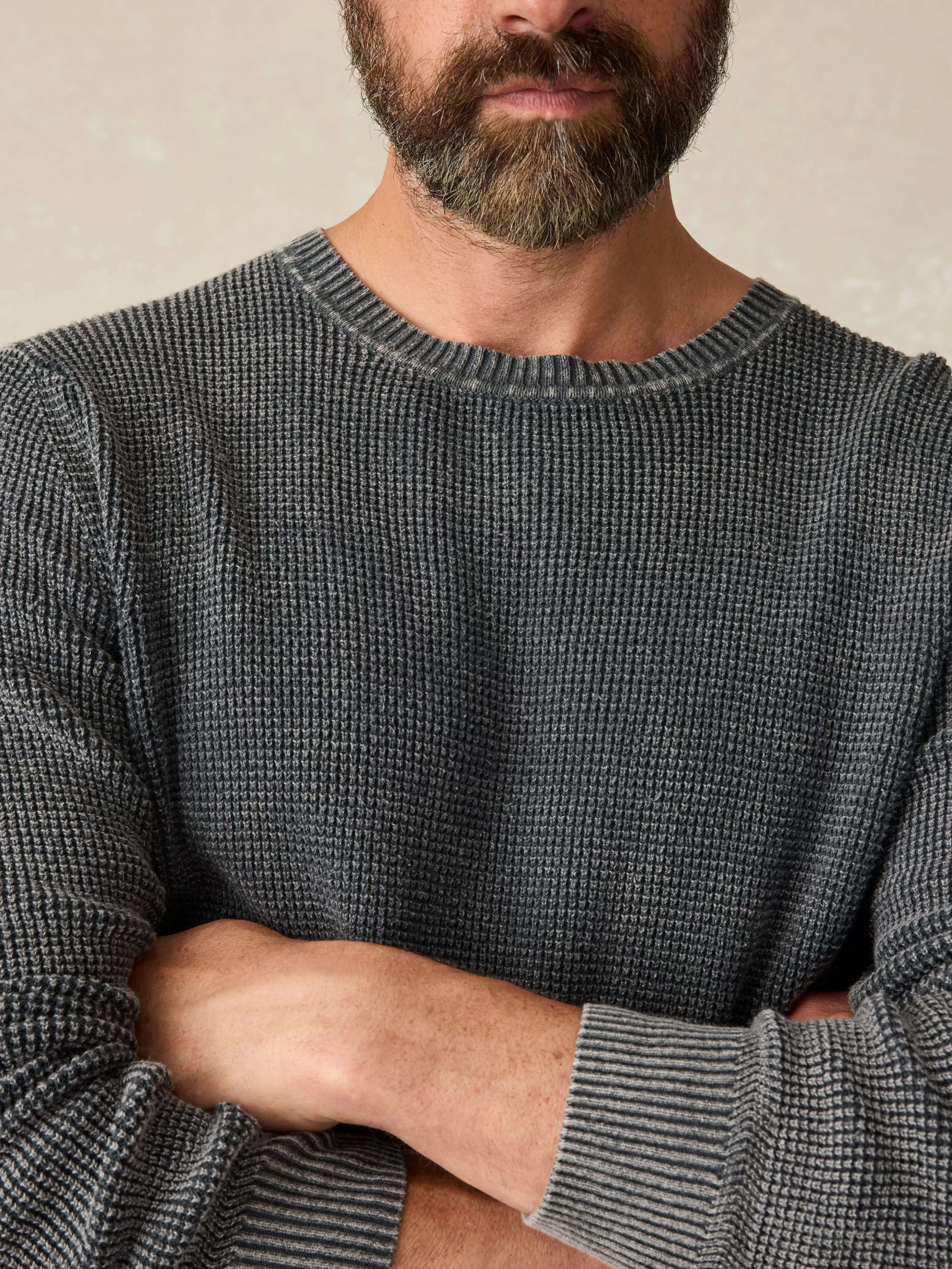 Sunwashed Crewneck Sweater (Tall) - | Faherty Brand Best