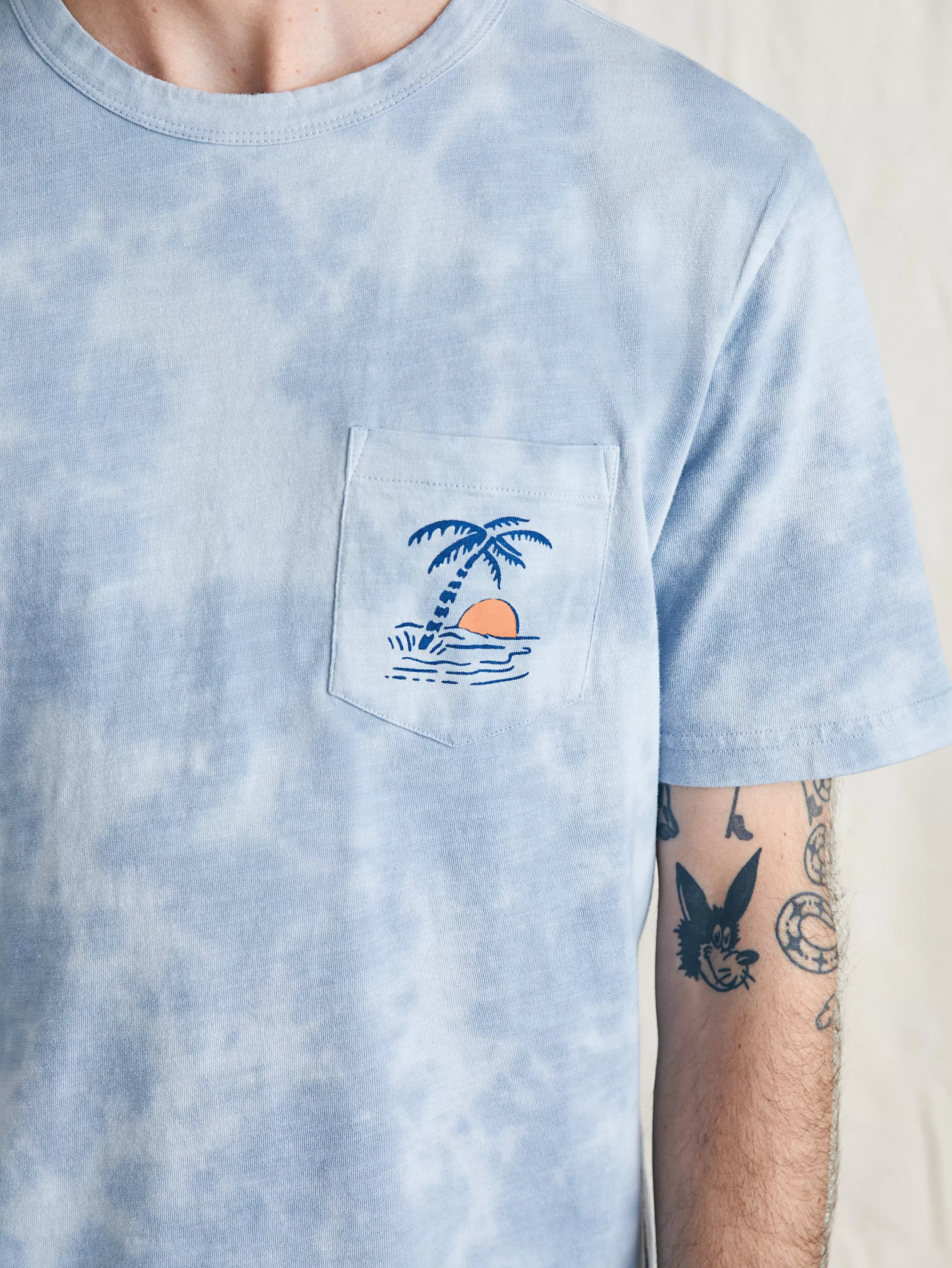 Sunwashed Graphic Tee - | Faherty Brand Clearance