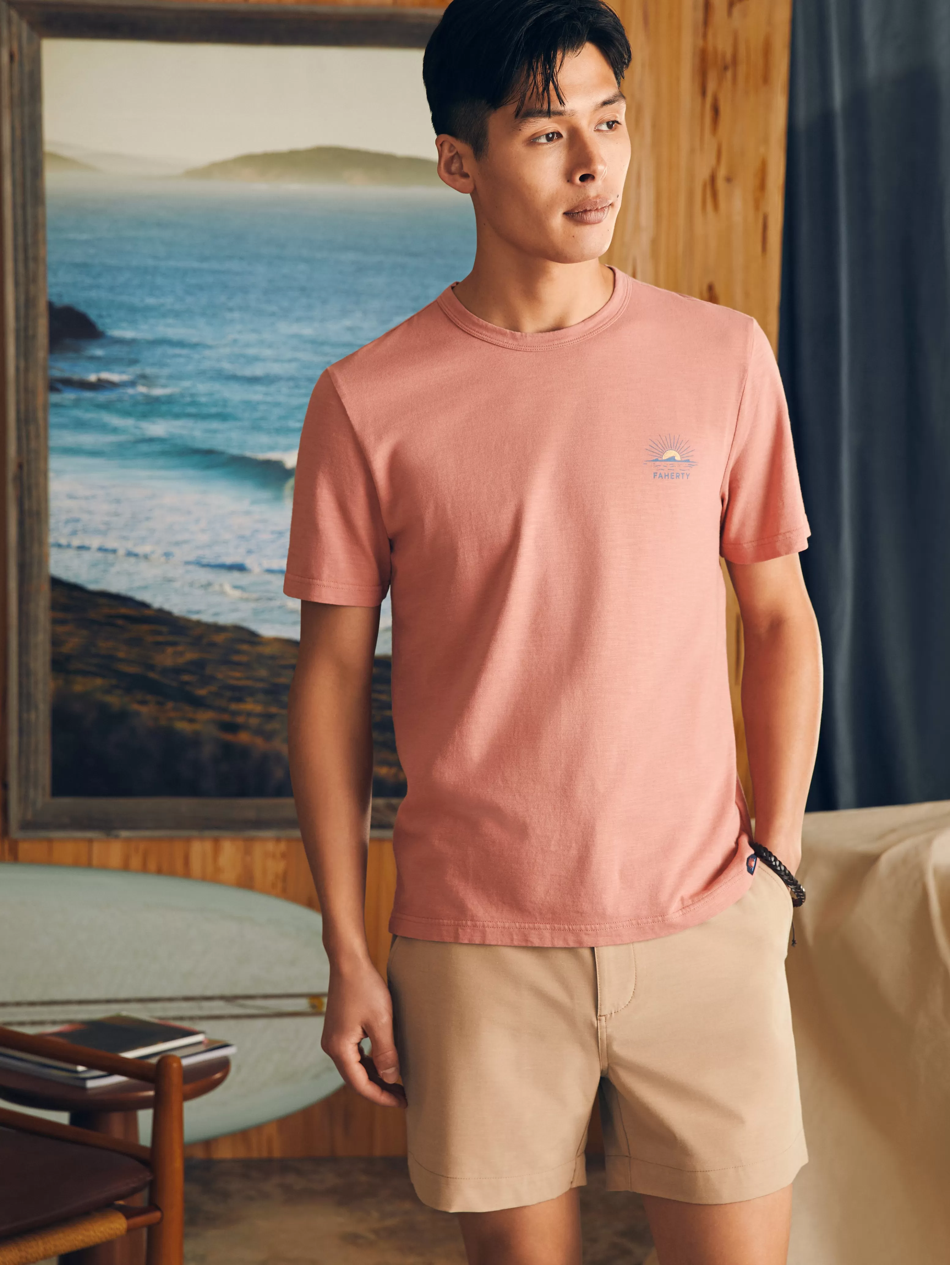 Sunwashed Graphic Tee - | Faherty Brand Shop