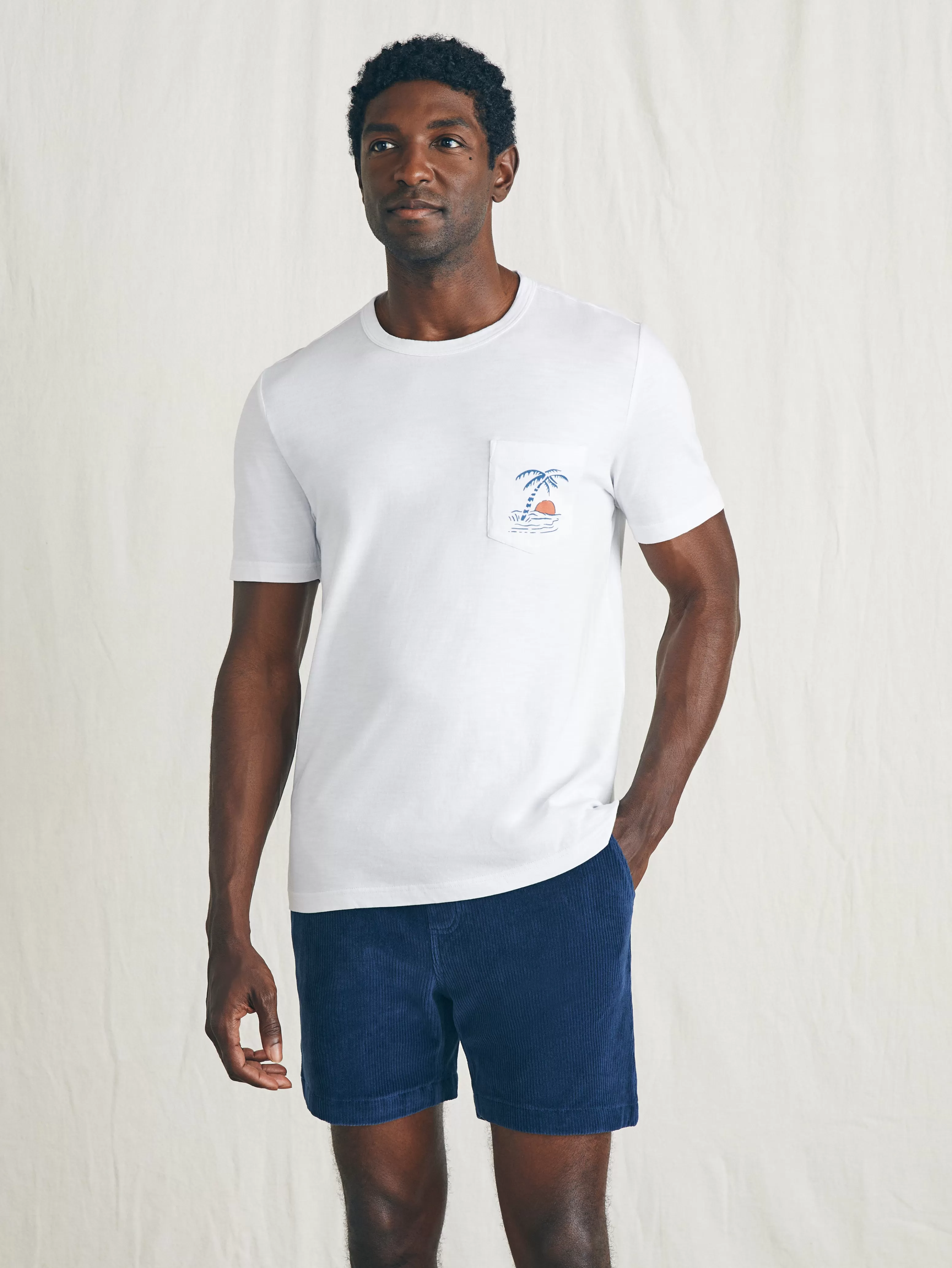 Sunwashed Graphic Tee - | Faherty Brand Best