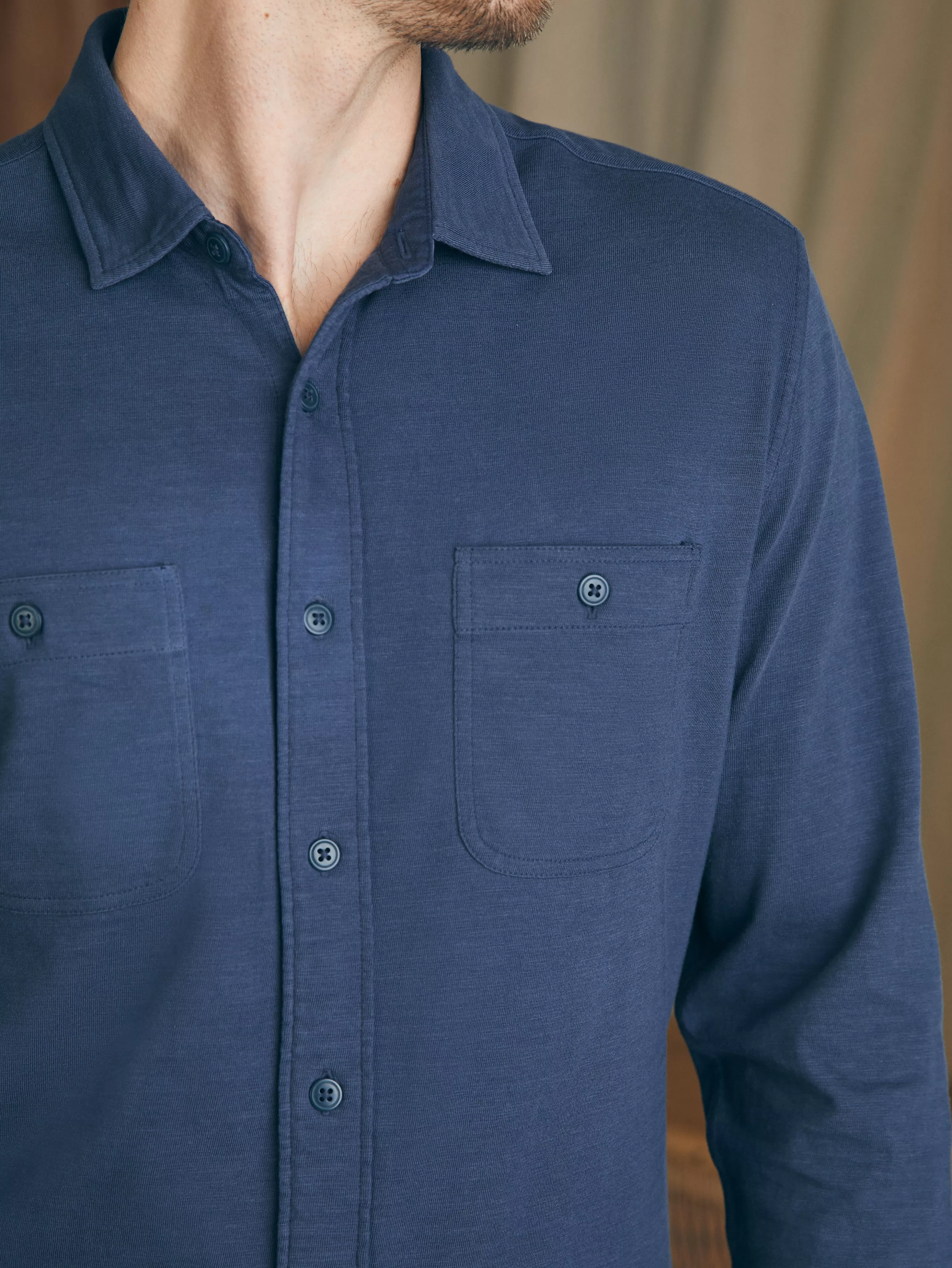 Sunwashed Knit Shirt - | Faherty Brand Store