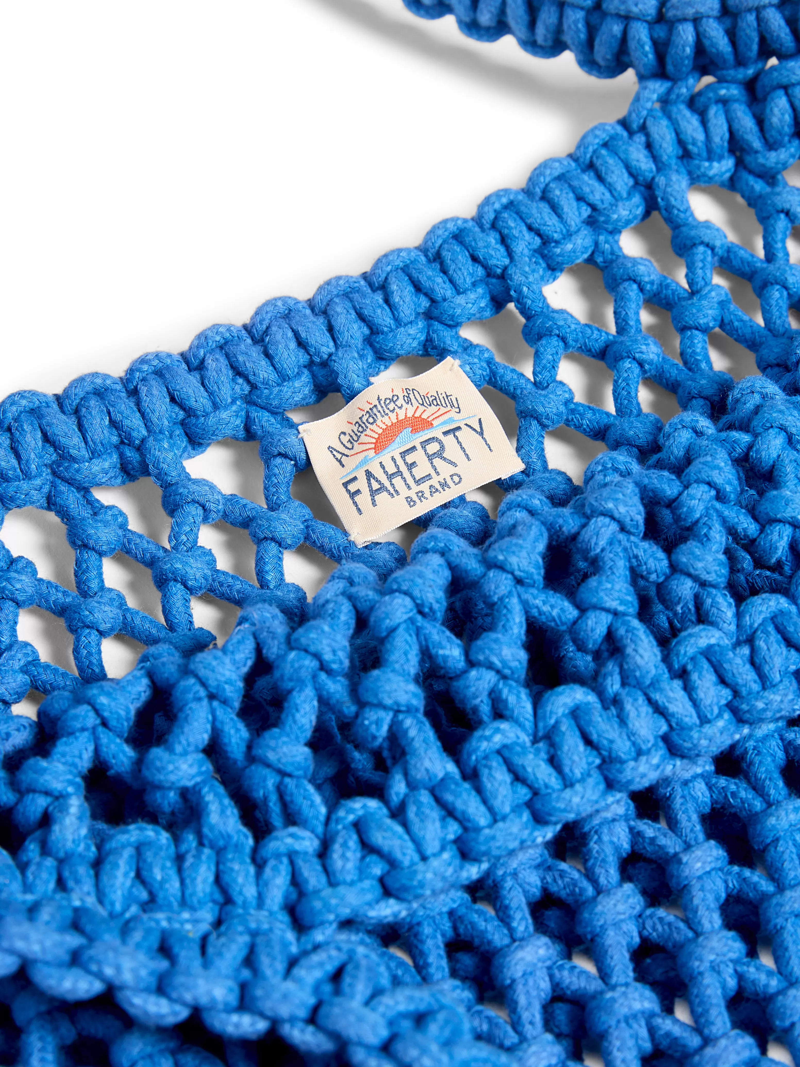 Sunwashed Macrame Tote - | Faherty Brand Outlet