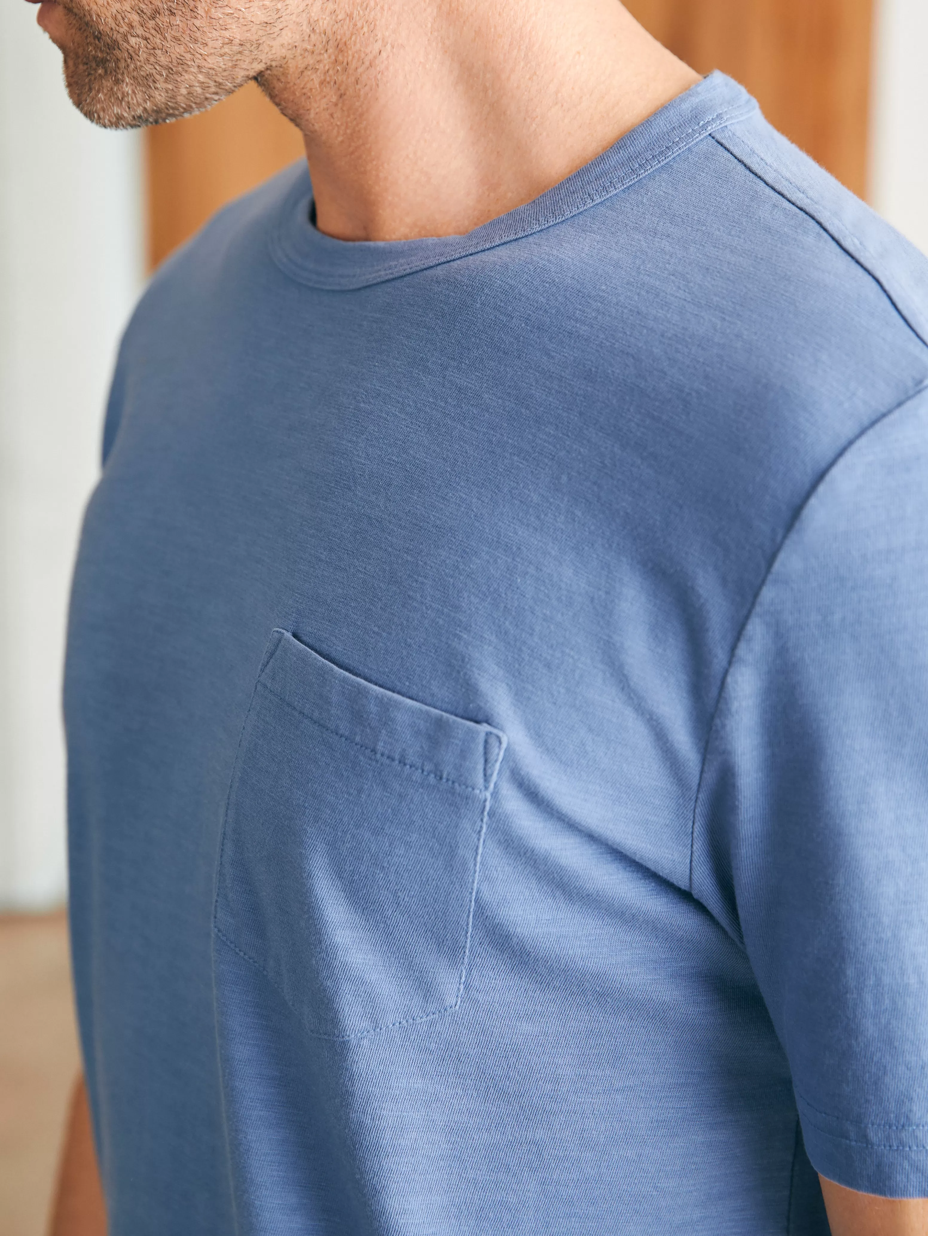 Sunwashed Pocket Tee - | Faherty Brand Best Sale