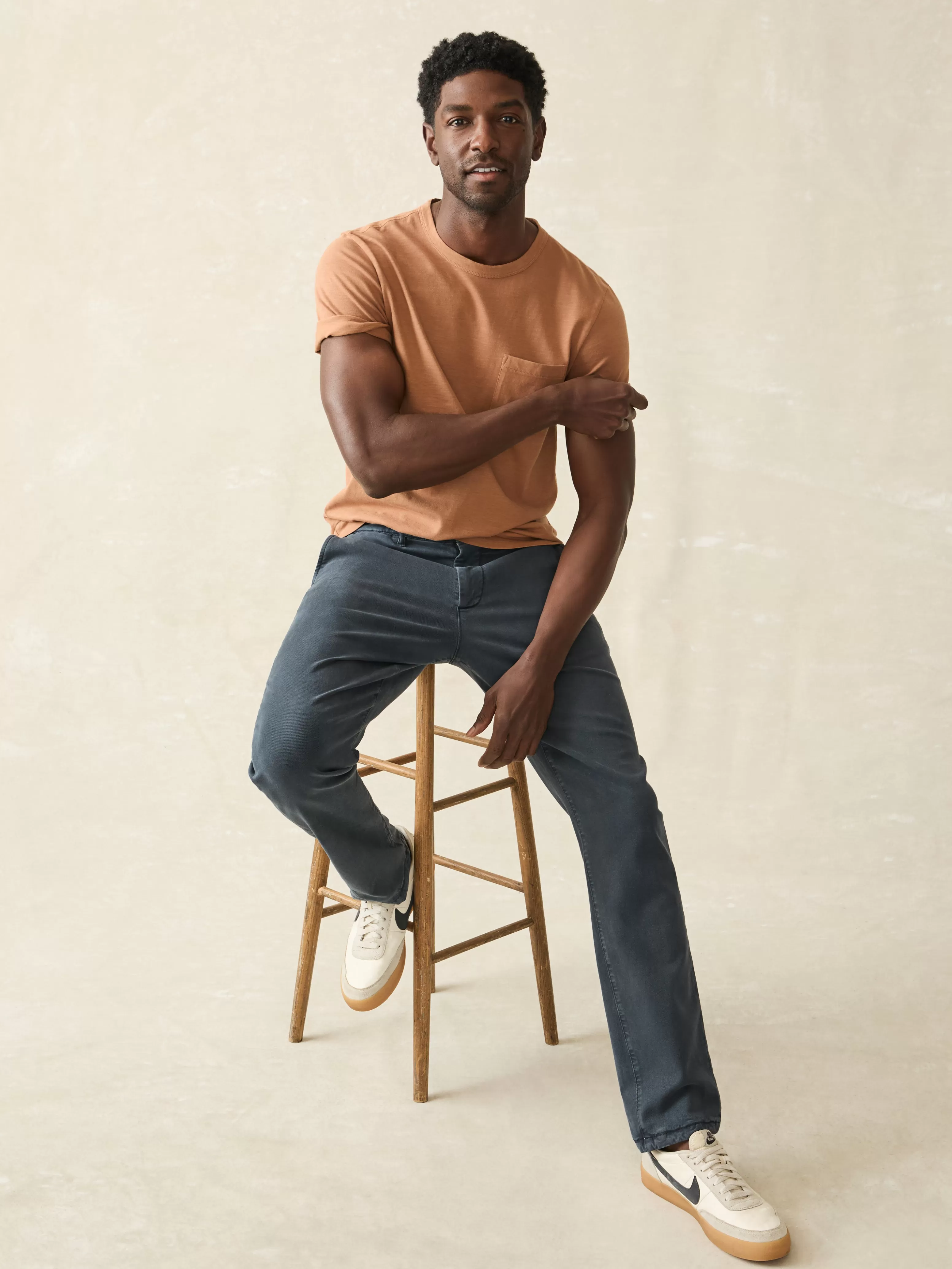 Sunwashed Pocket Tee - | Faherty Brand Best Sale