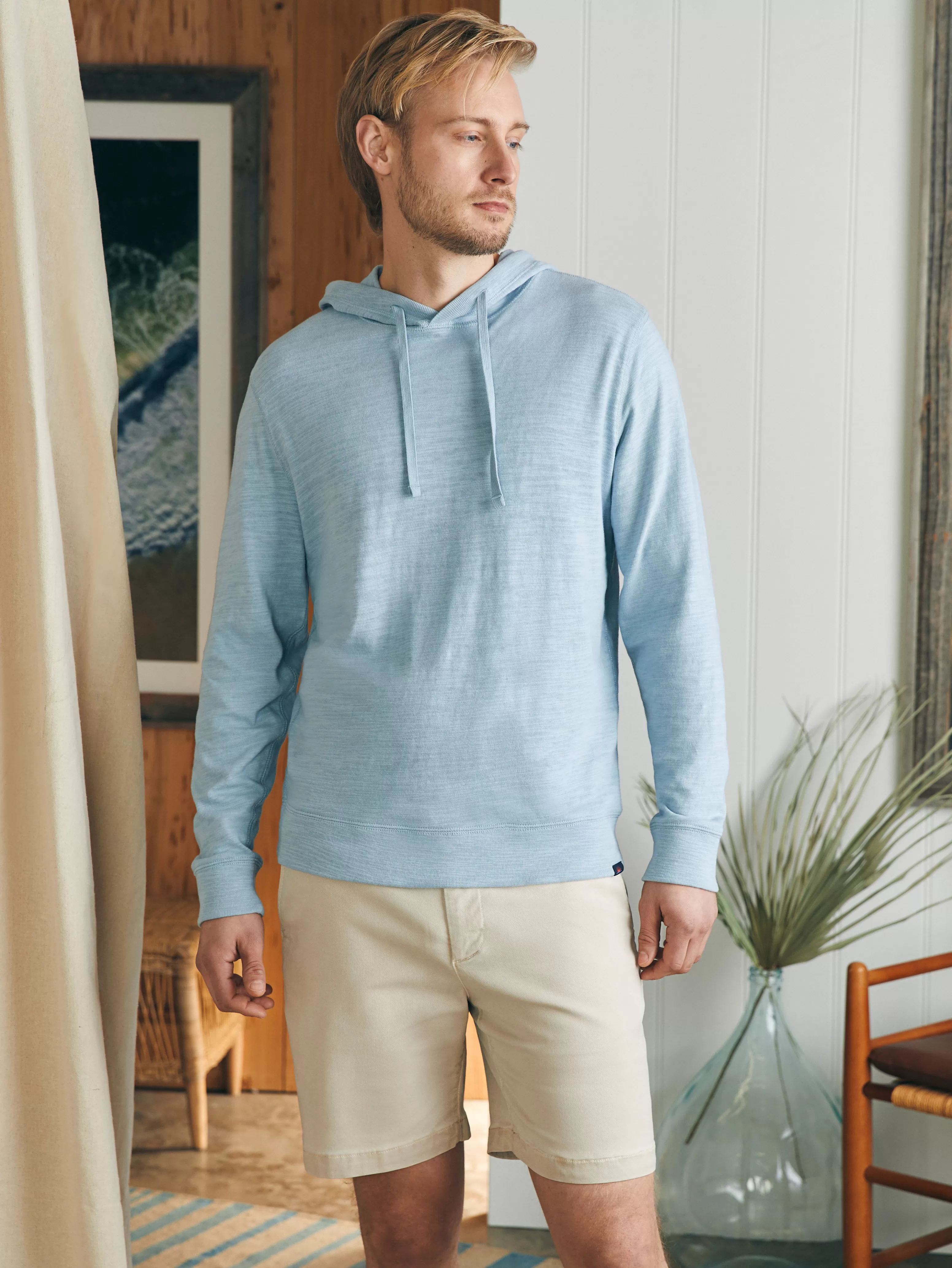 Sunwashed Slub Hoodie - | Faherty Brand Online