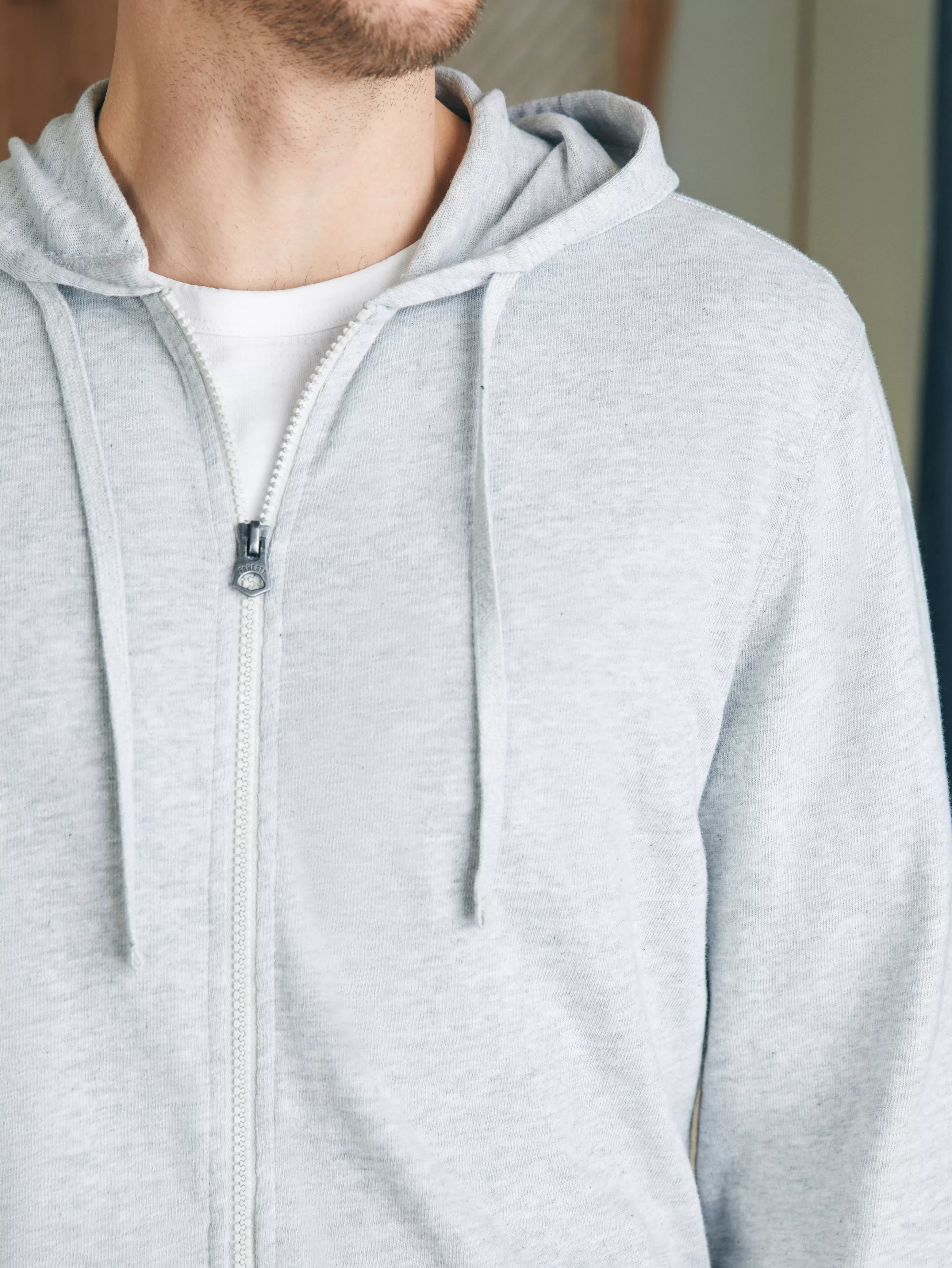 Sunwashed Slub Zip Hoodie - | Faherty Brand Best Sale