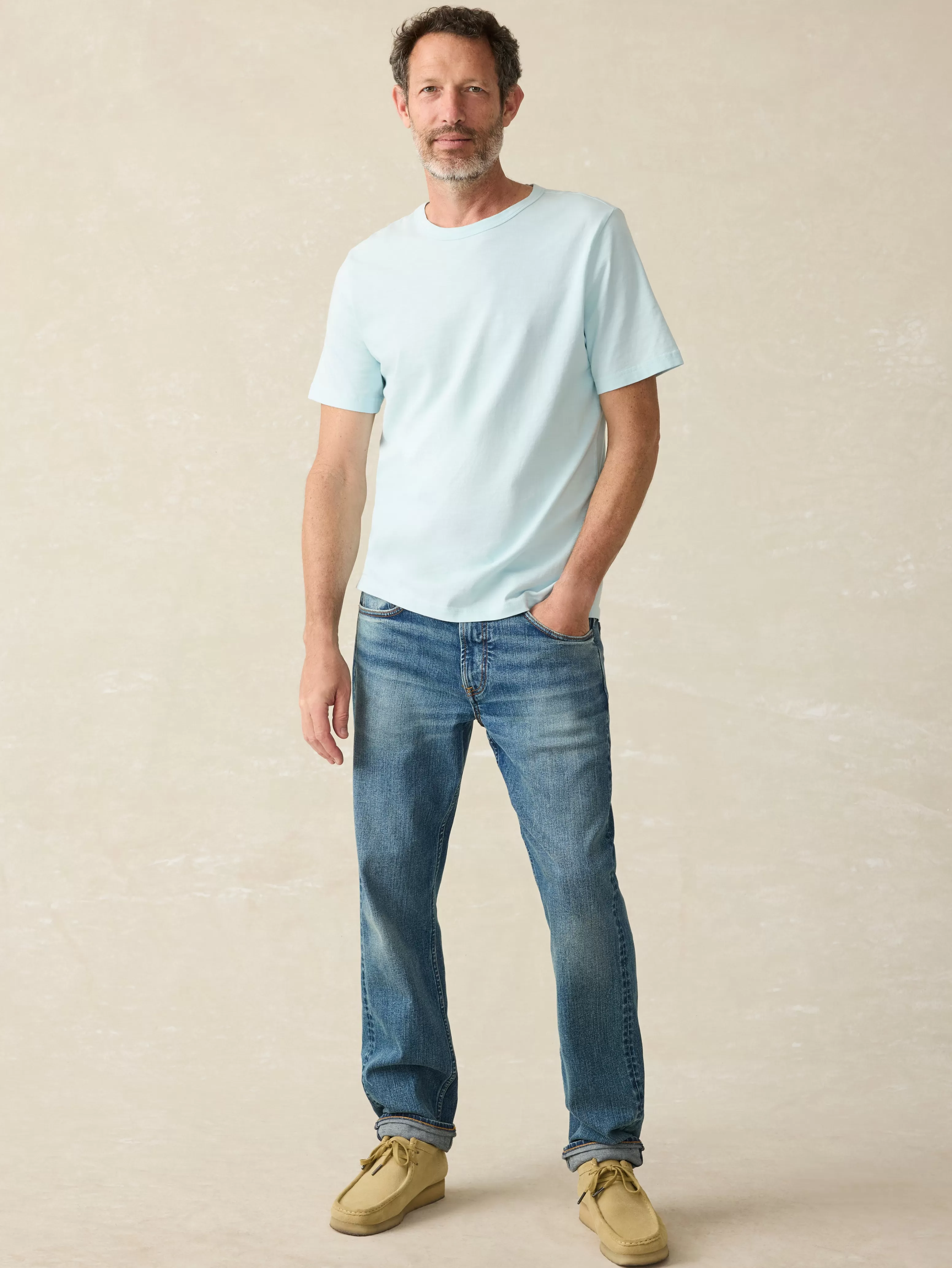 Sunwashed Tee - | Faherty Brand Hot