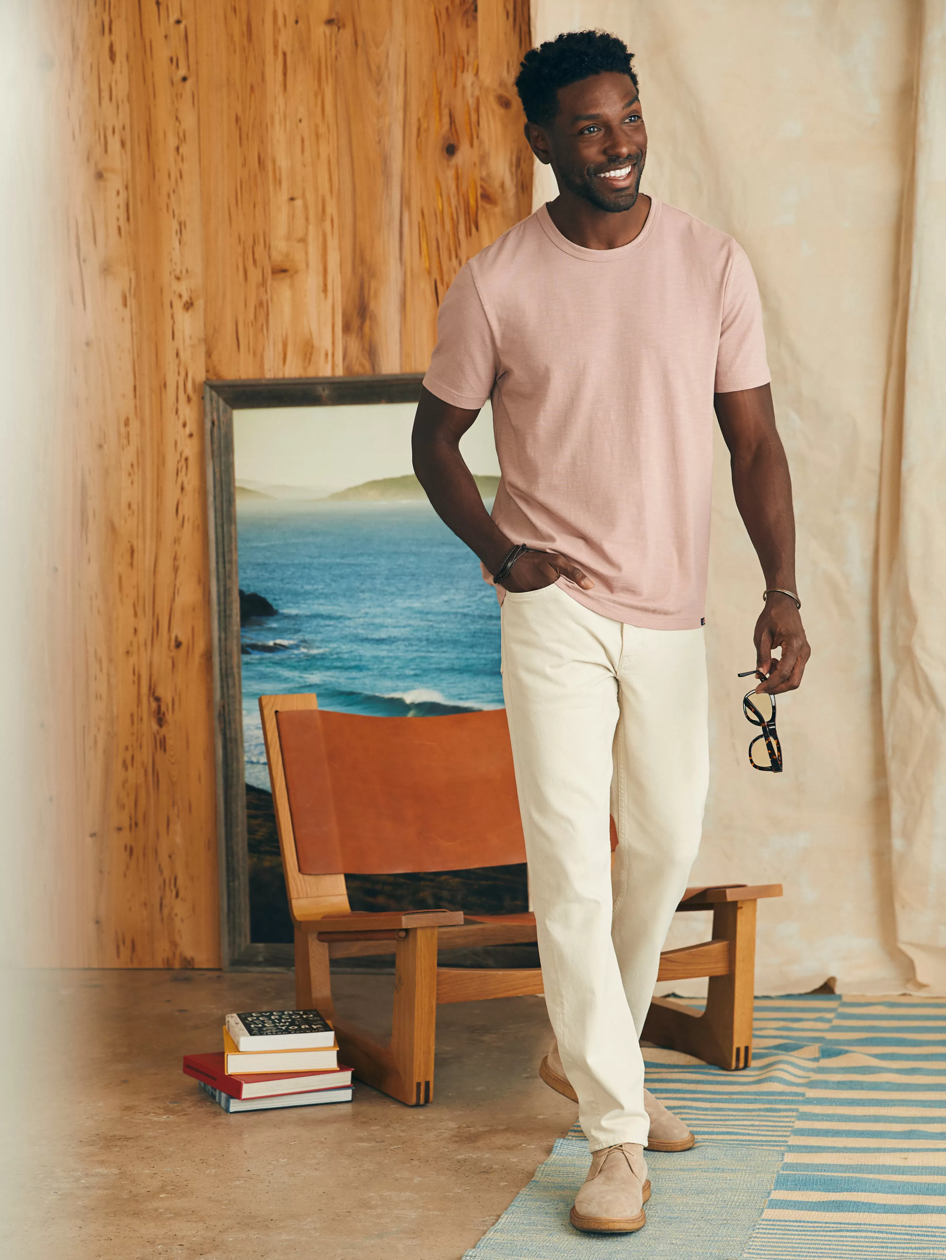 Sunwashed Tee - | Faherty Brand Sale