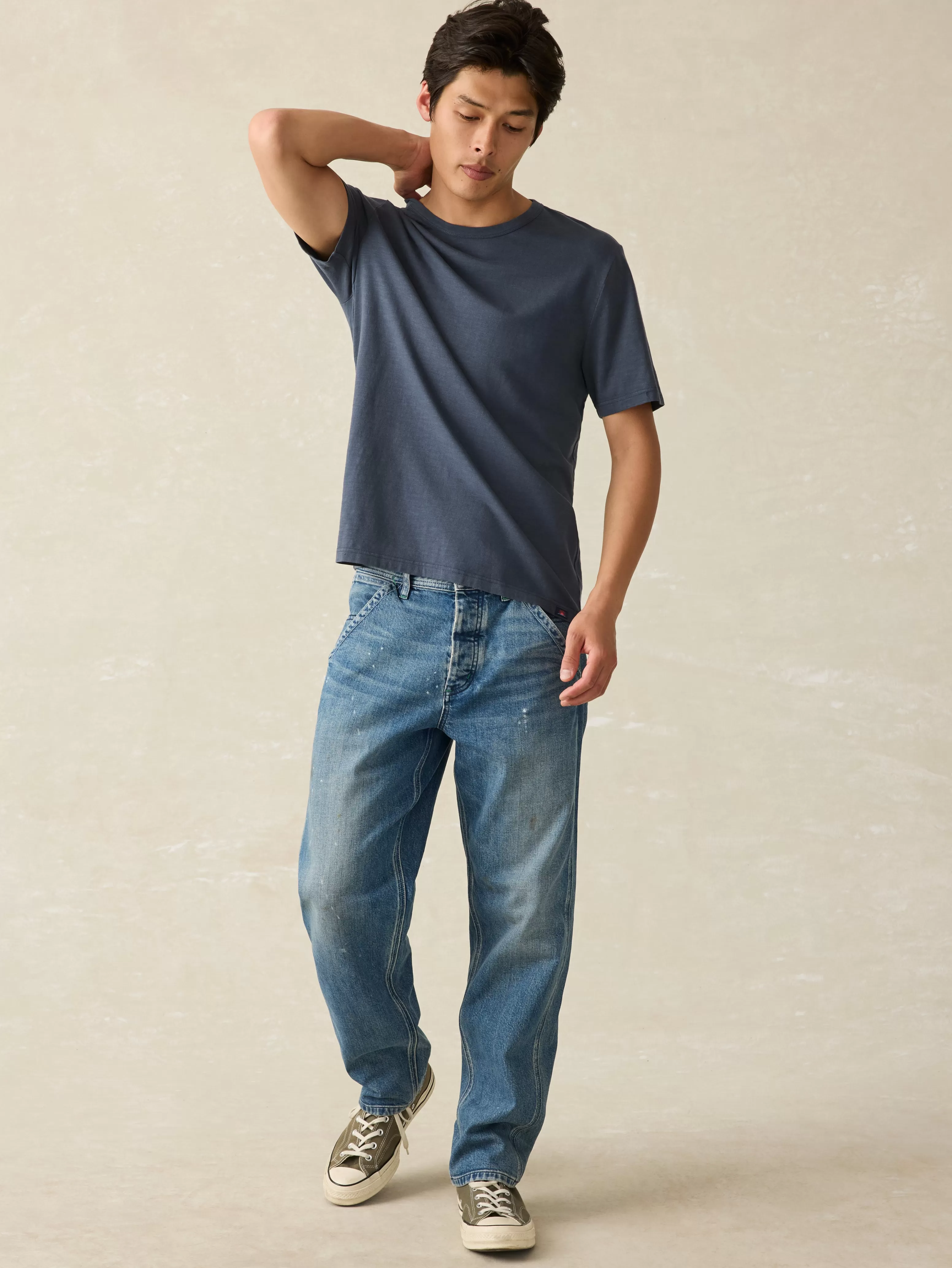 Sunwashed Tee (Tall) - | Faherty Brand Fashion