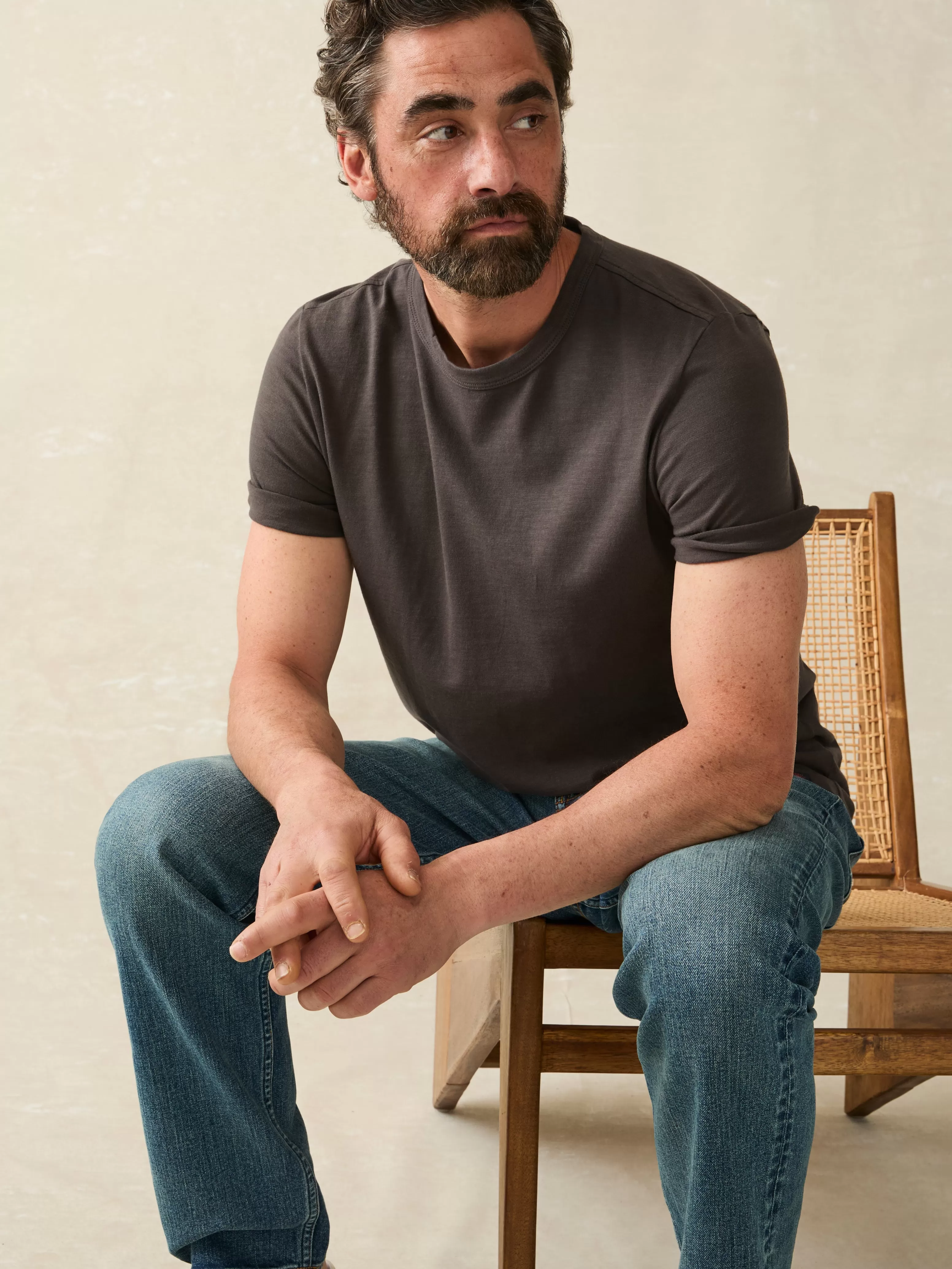 Sunwashed Tee (Tall) - | Faherty Brand Flash Sale