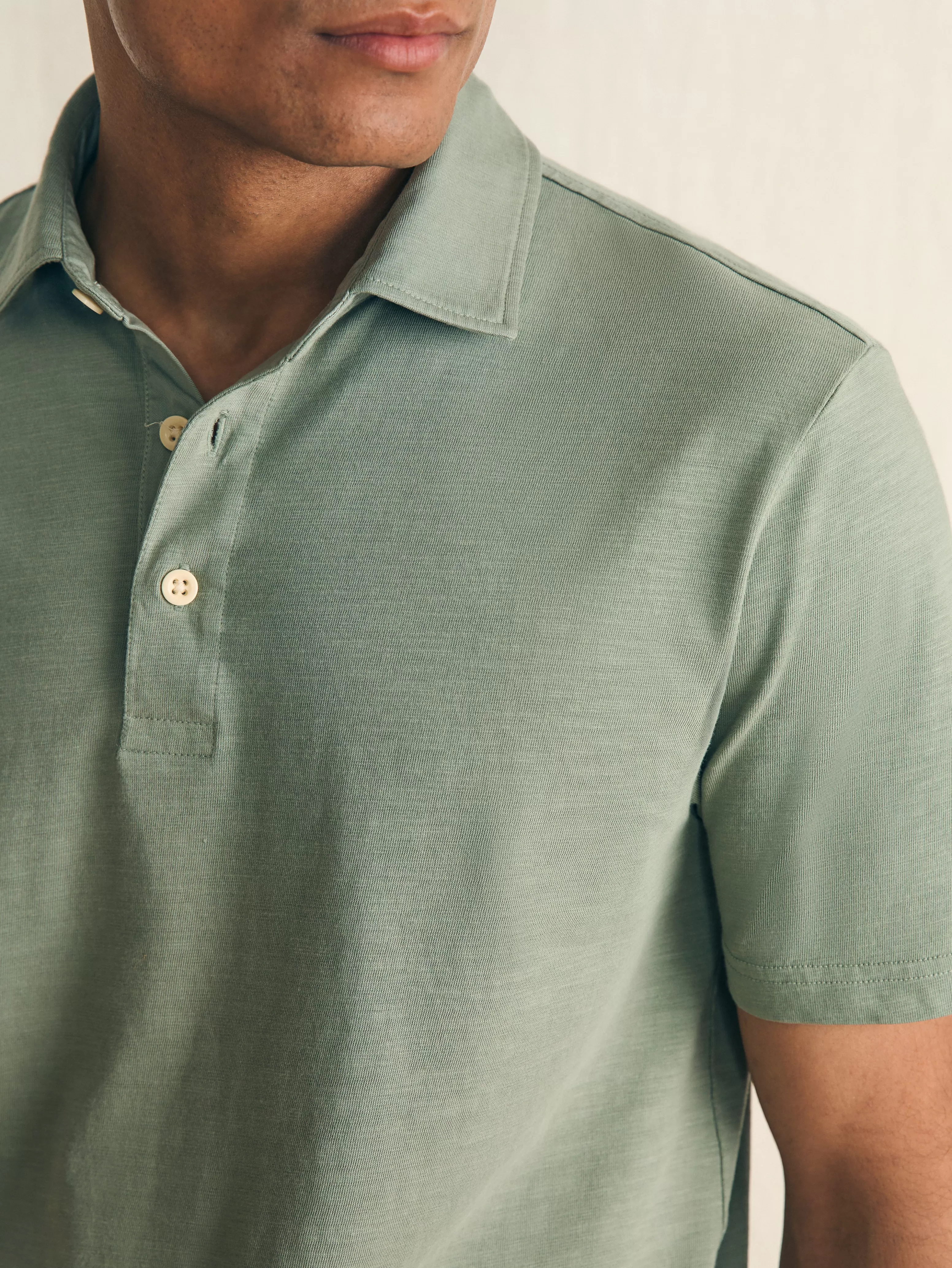 Sunwashed T-Shirt Polo - | Faherty Brand Cheap