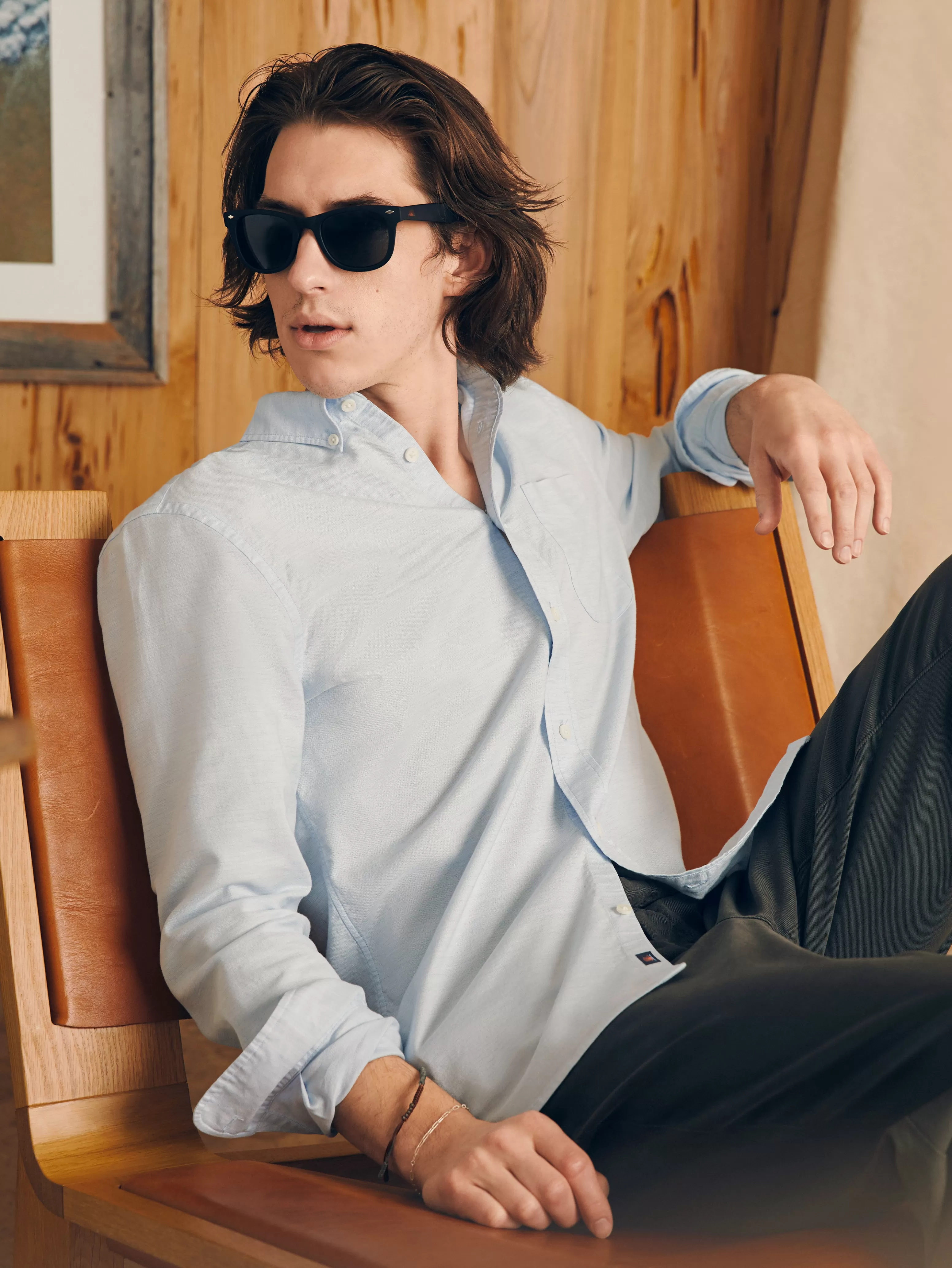 Supima Oxford Shirt - | Faherty Brand Discount