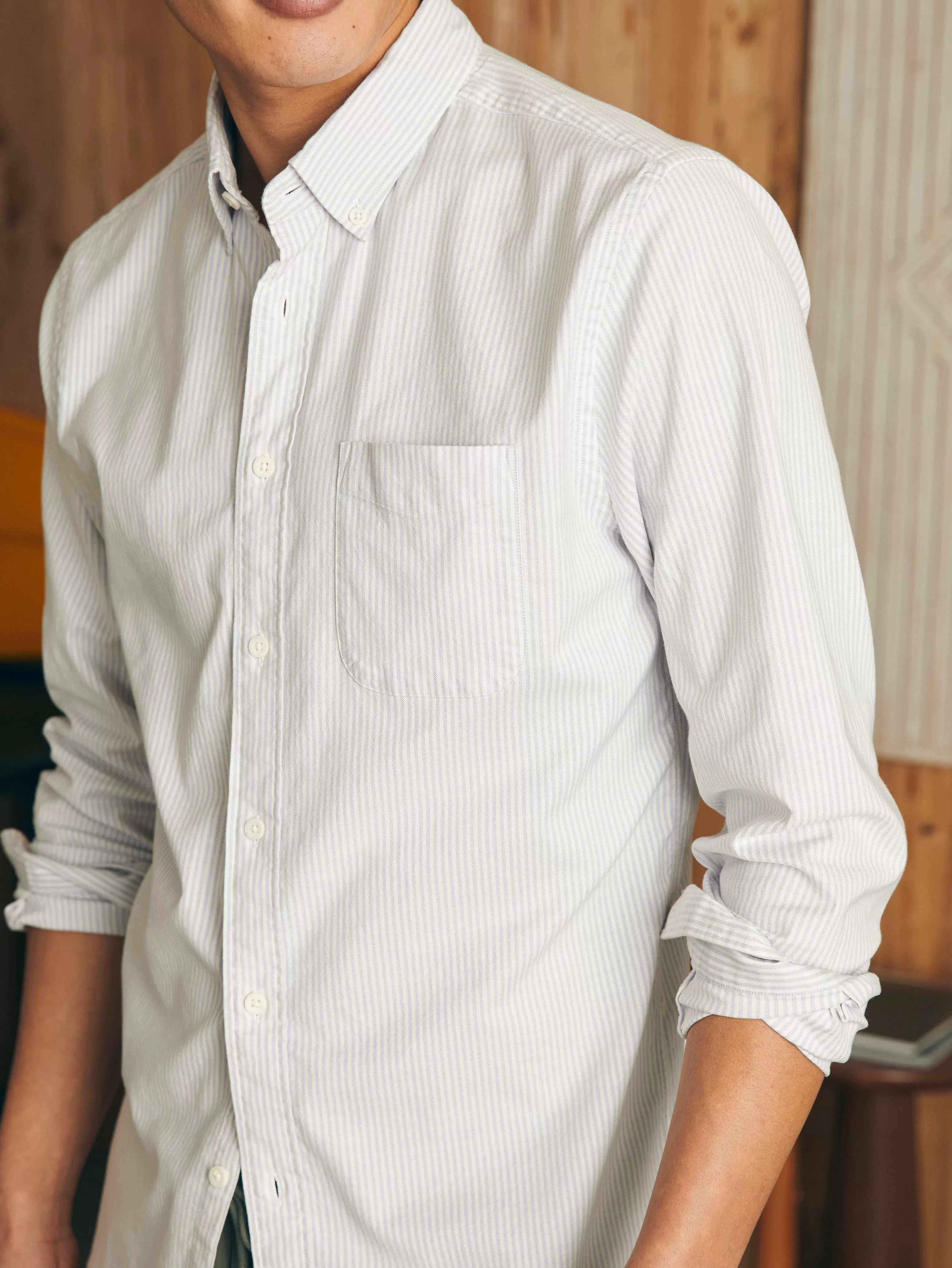 Supima Oxford Shirt - | Faherty Brand Store