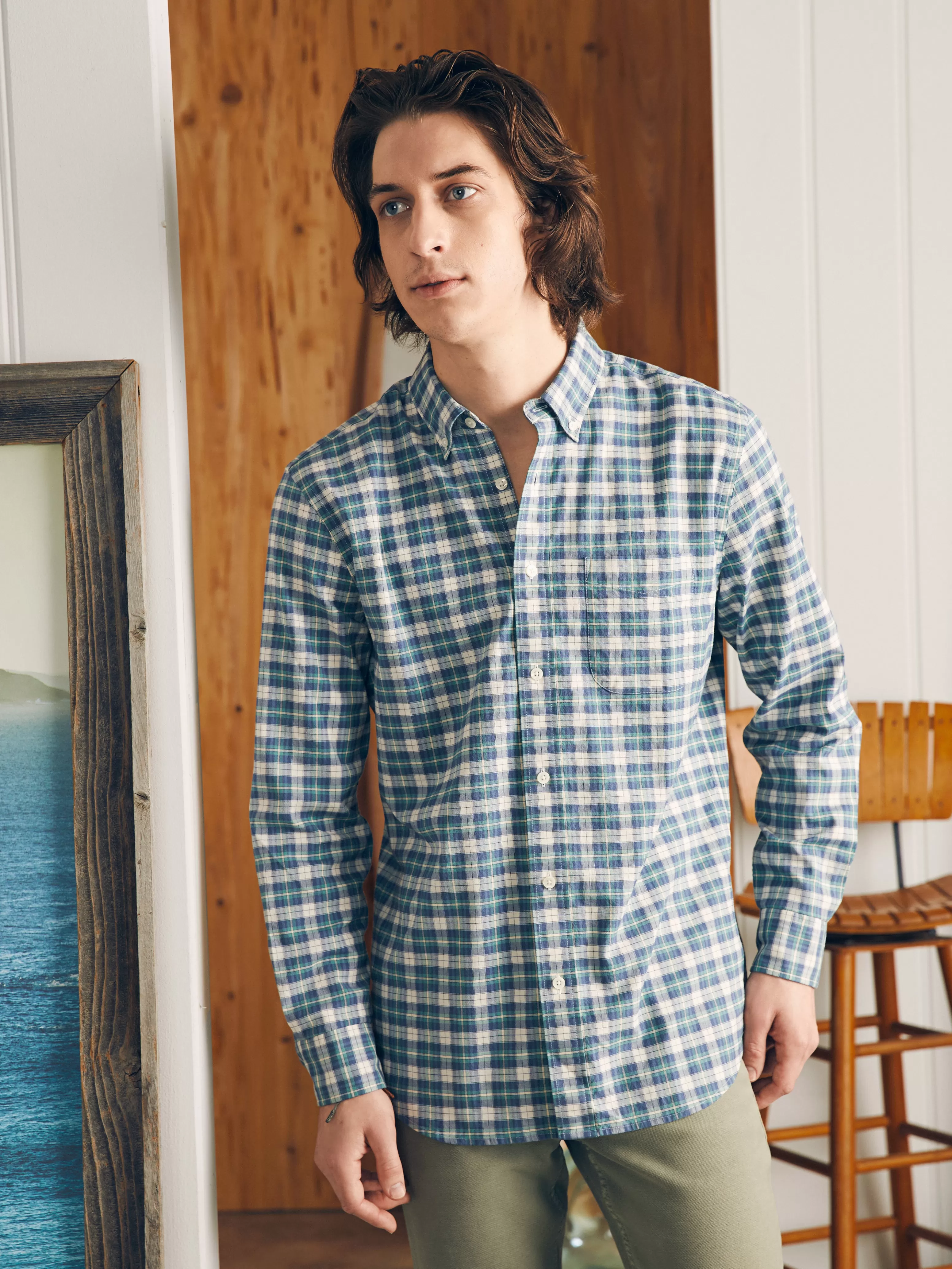 Supima Oxford Shirt - | Faherty Brand Cheap