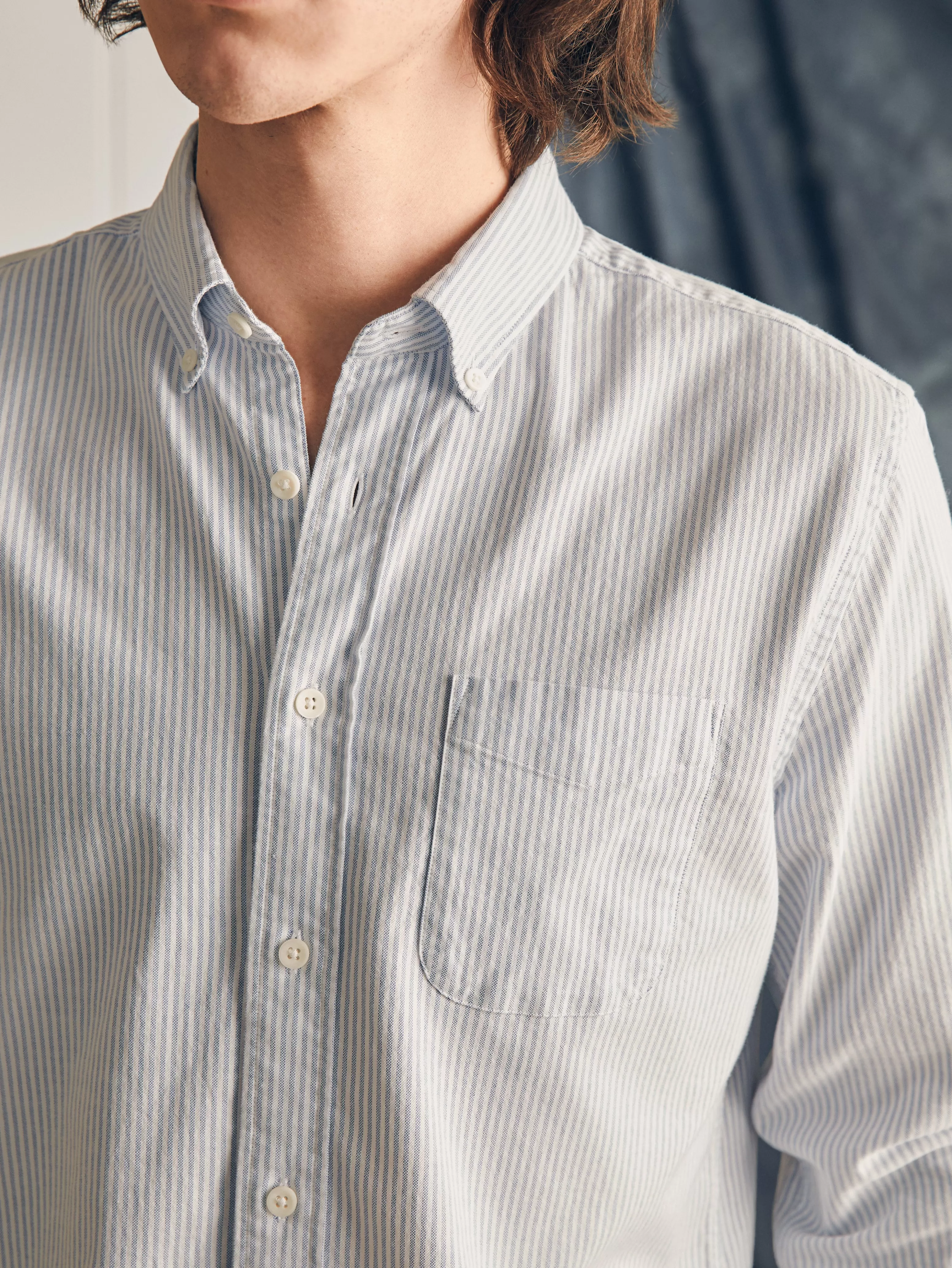 Supima Oxford Shirt (Tall) - | Faherty Brand Discount