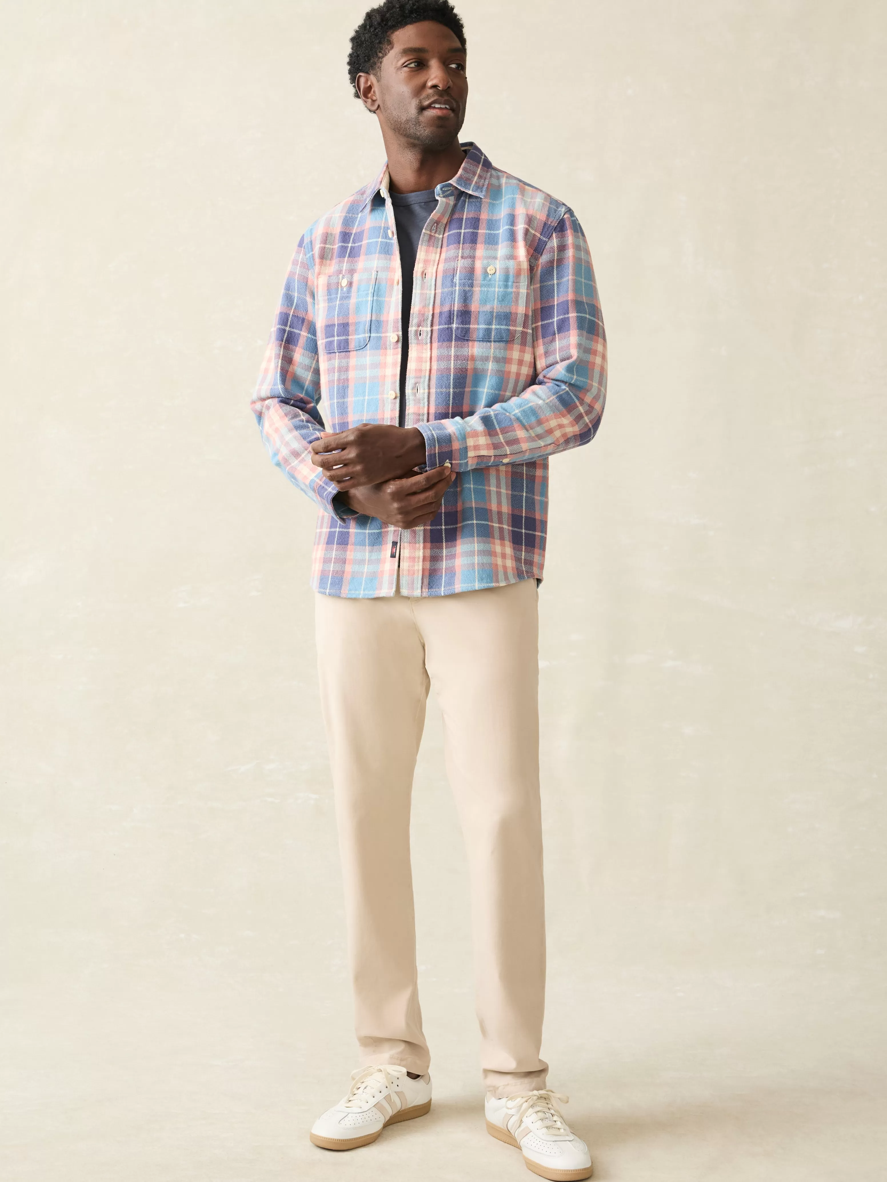 Surf Flannel - | Faherty Brand Sale