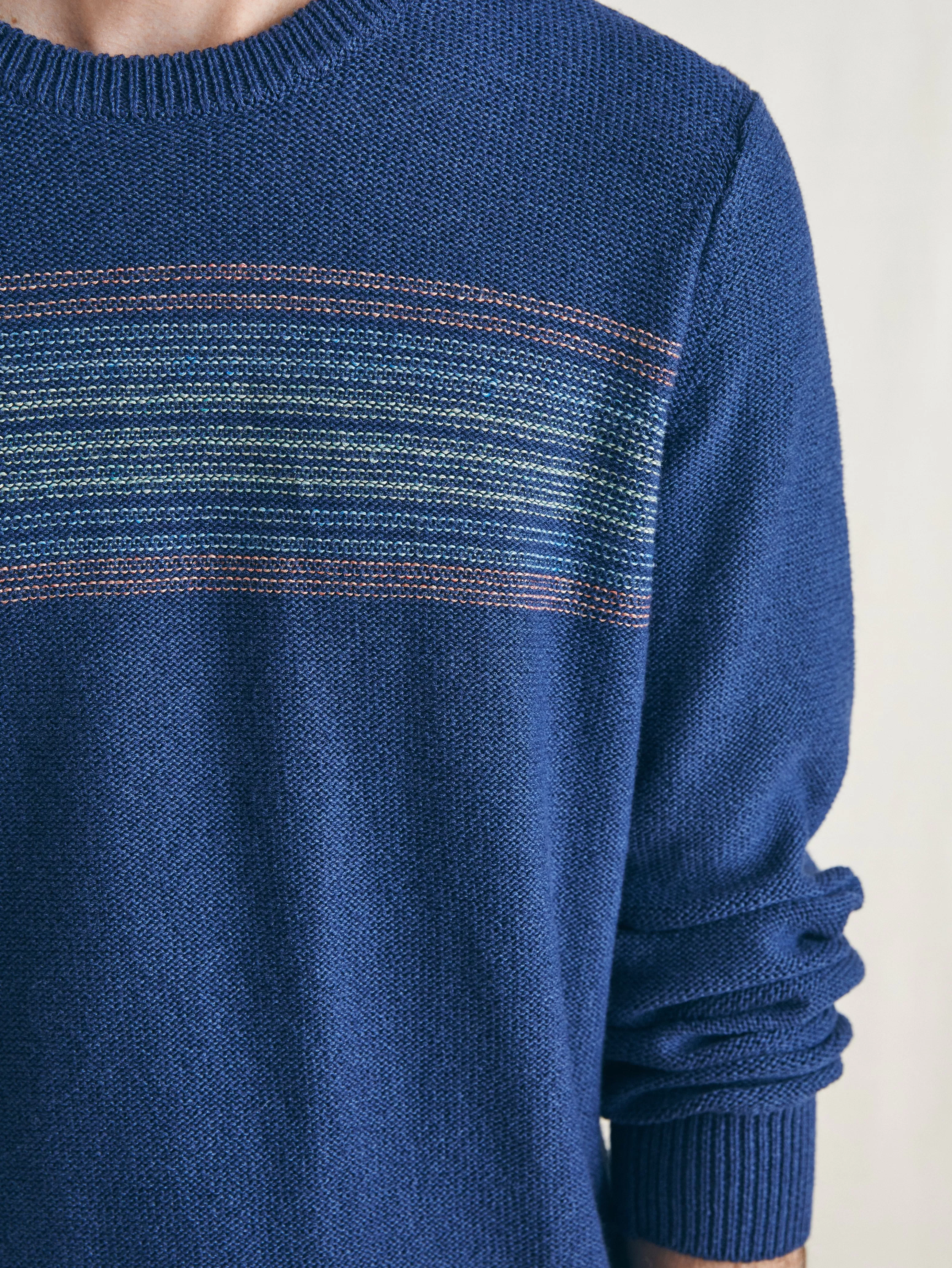 Surf Stripe Crew Sweater - | Faherty Brand Cheap