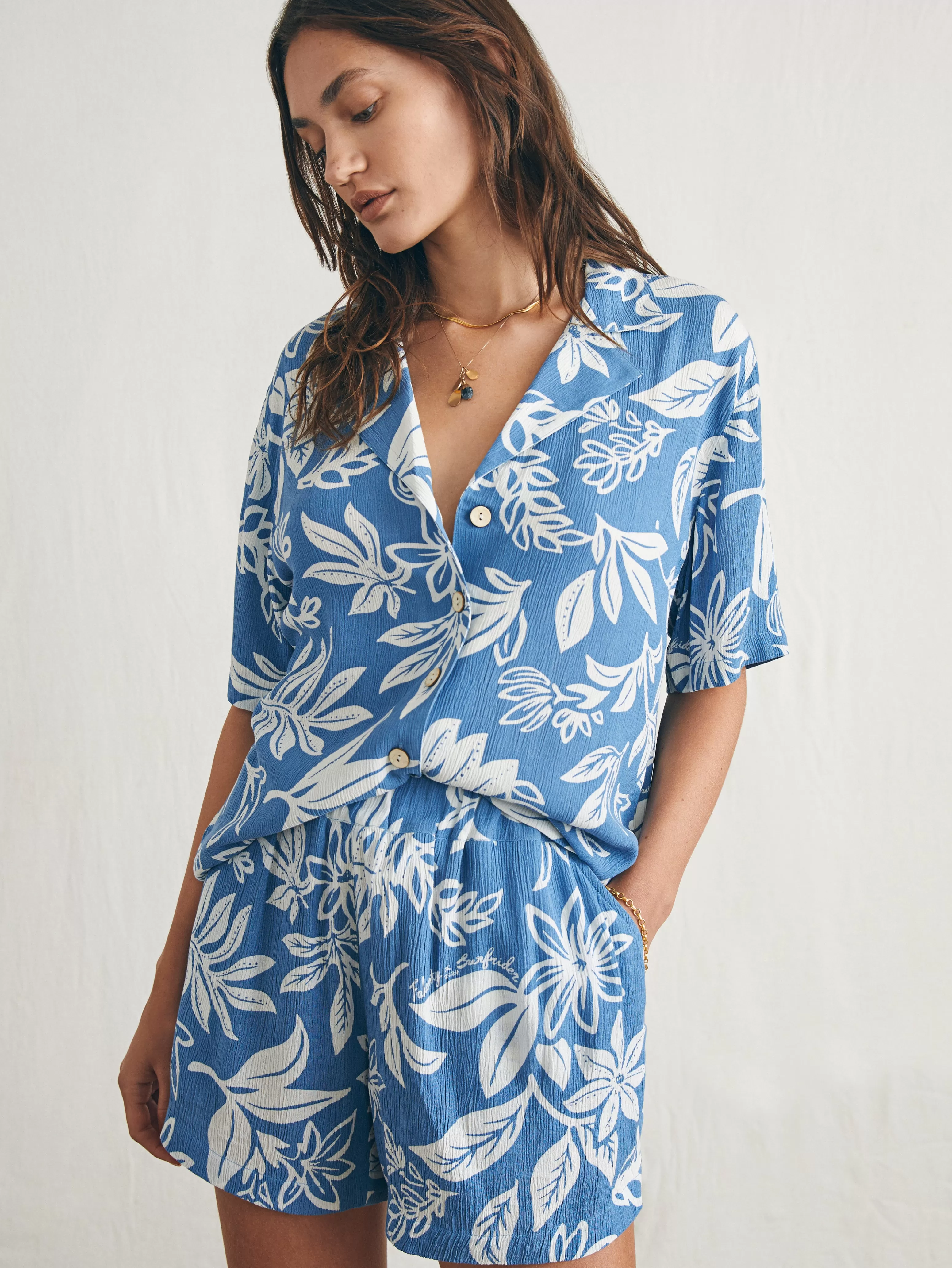 Surfrider Cabana Camp Shirt - | Faherty Brand Hot