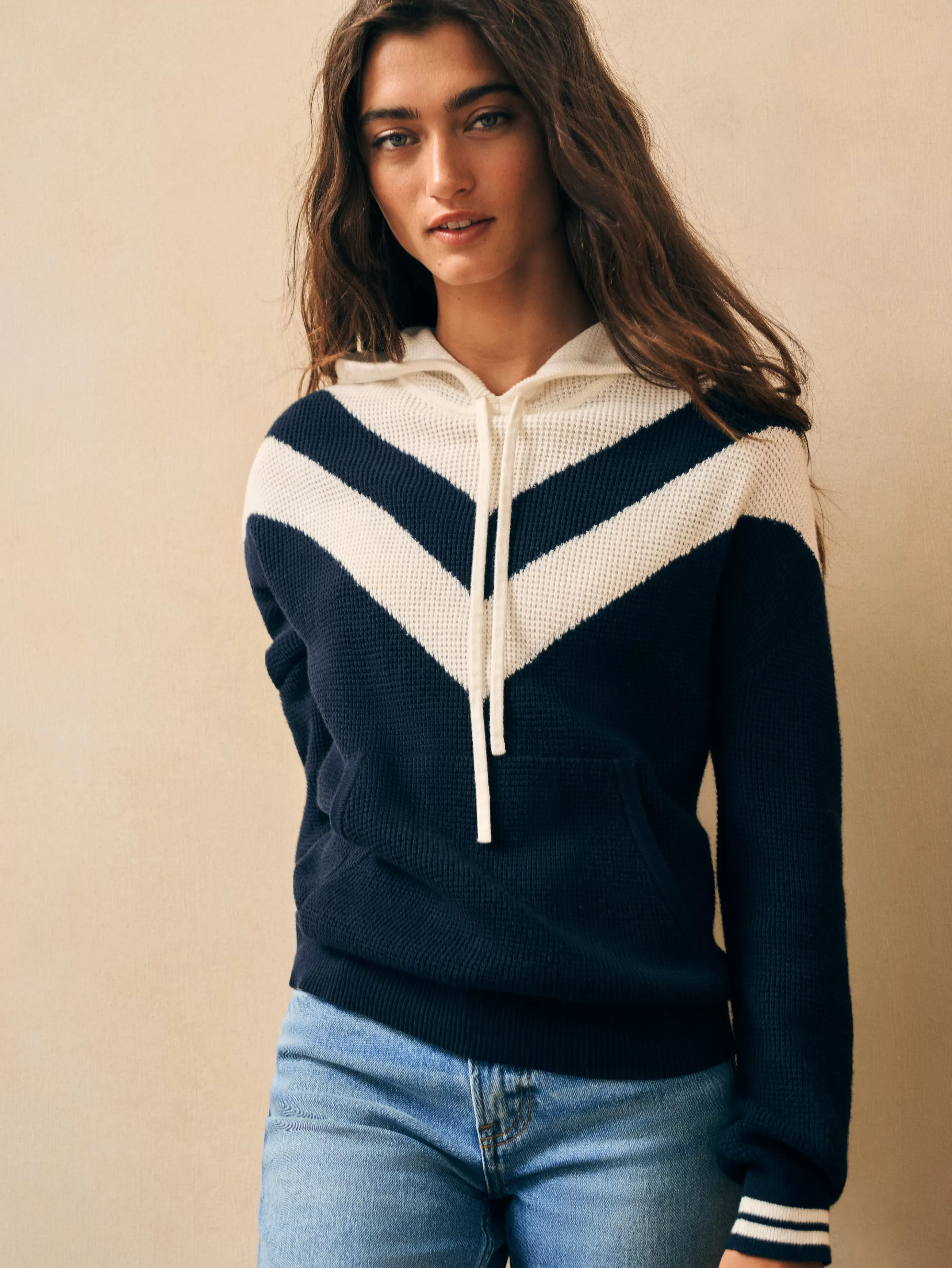 Throwback Sweater Hoodie - | Faherty Brand Sale