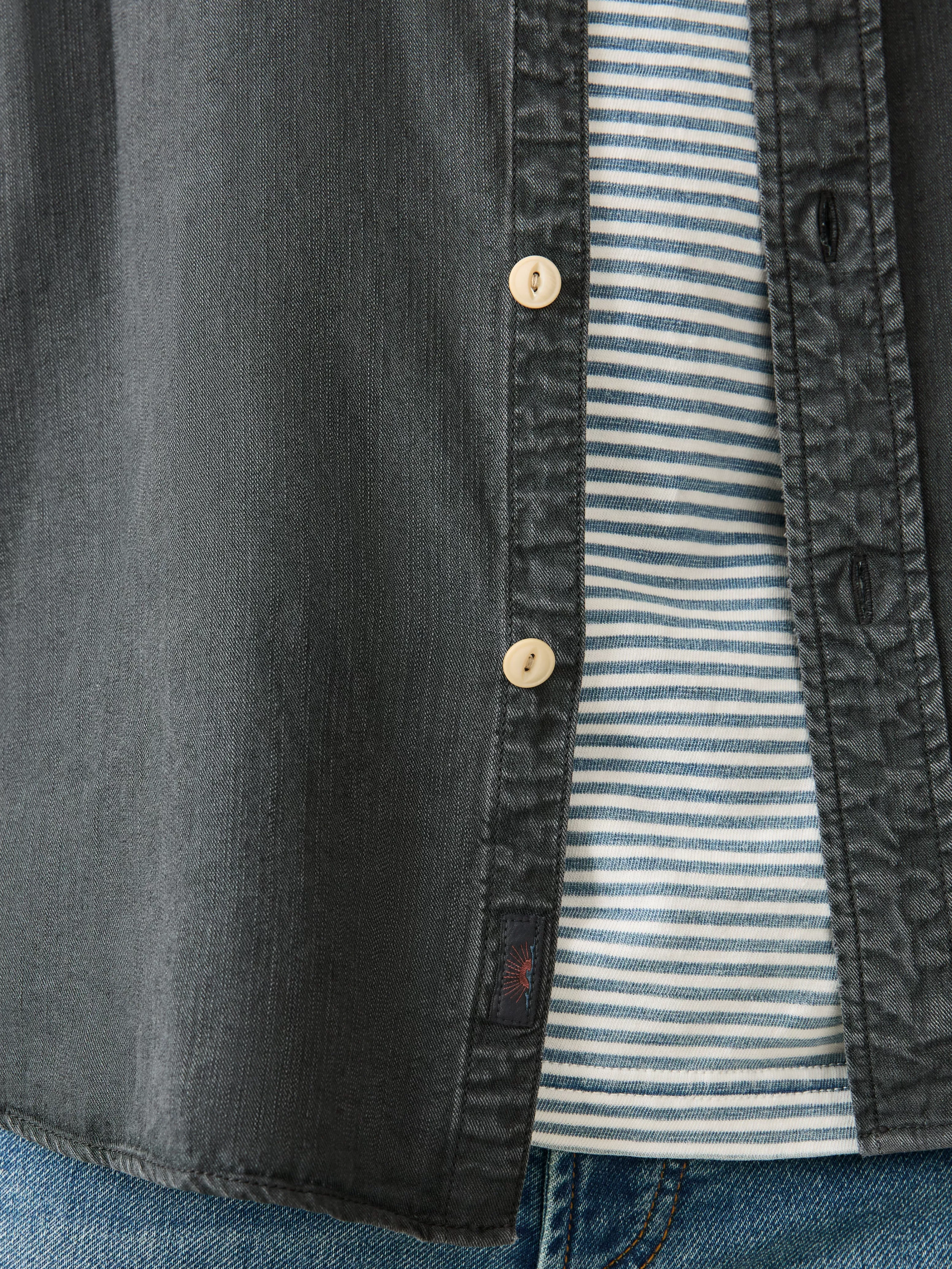 Tried & True Chambray Workshirt - | Faherty Brand Clearance