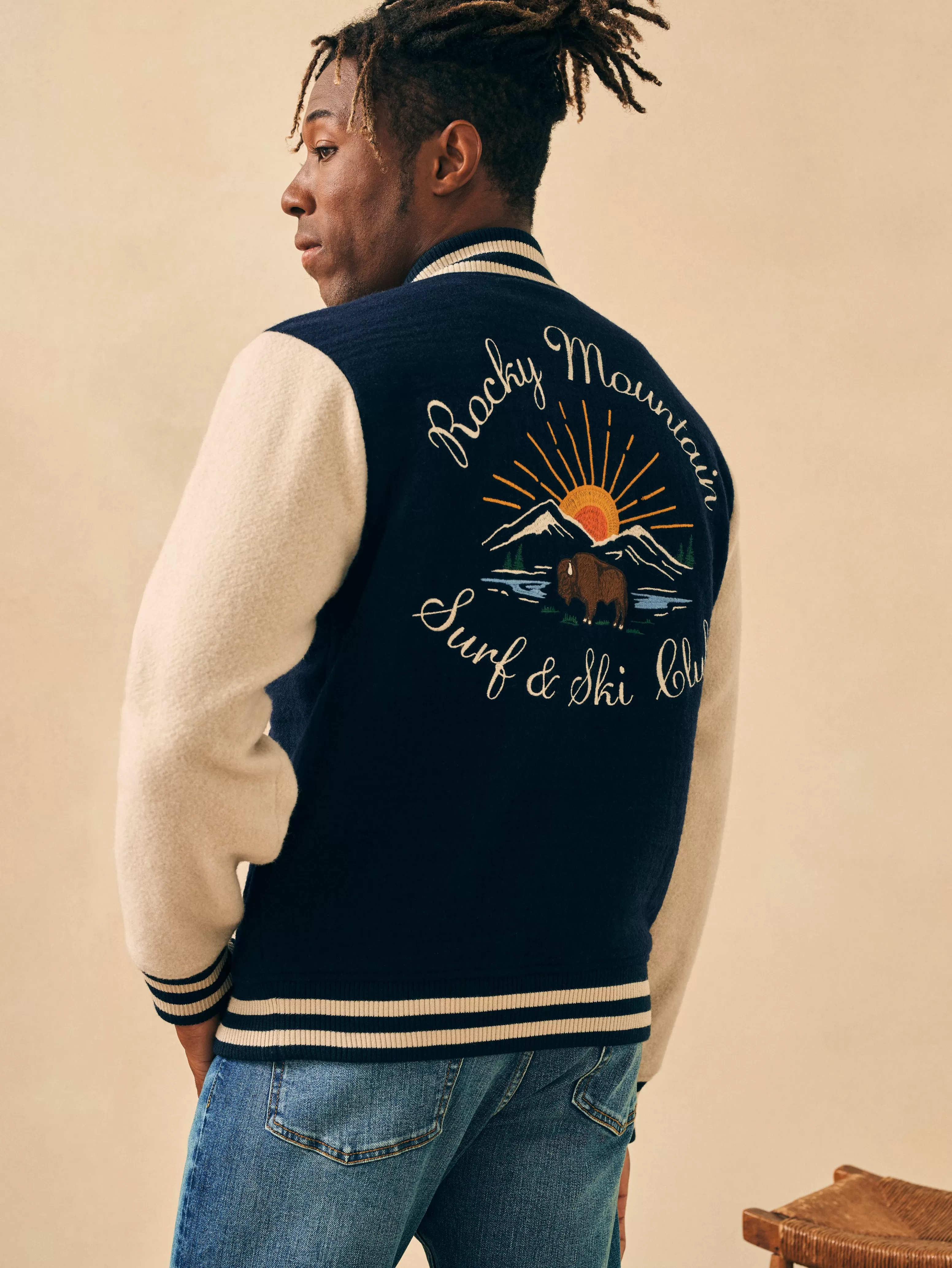 Varsity Jacket - | Faherty Brand Store